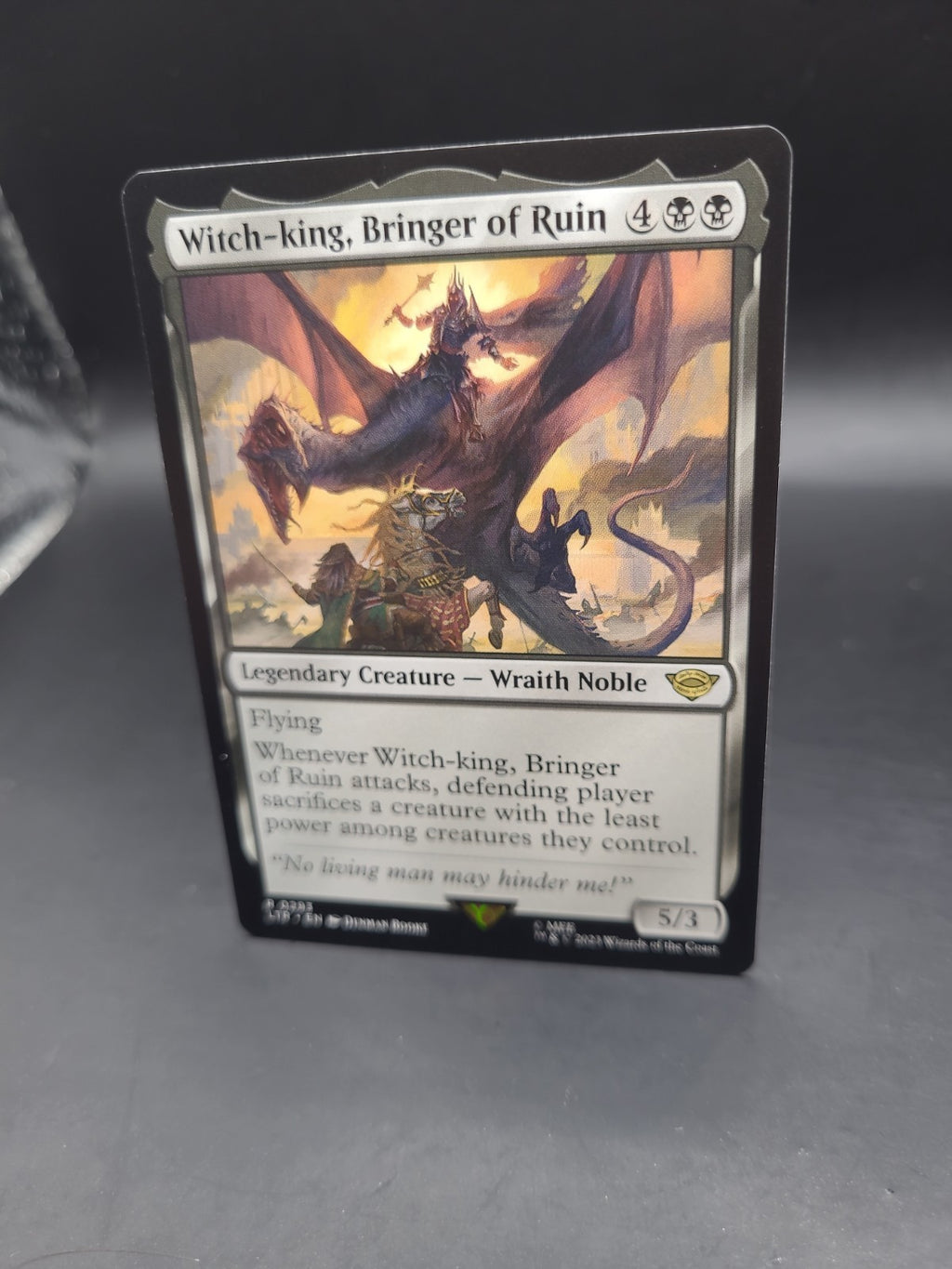 MTG Witch-King, Bringer Of Ruin 293 Rare Lord Of The Rings Card Regular