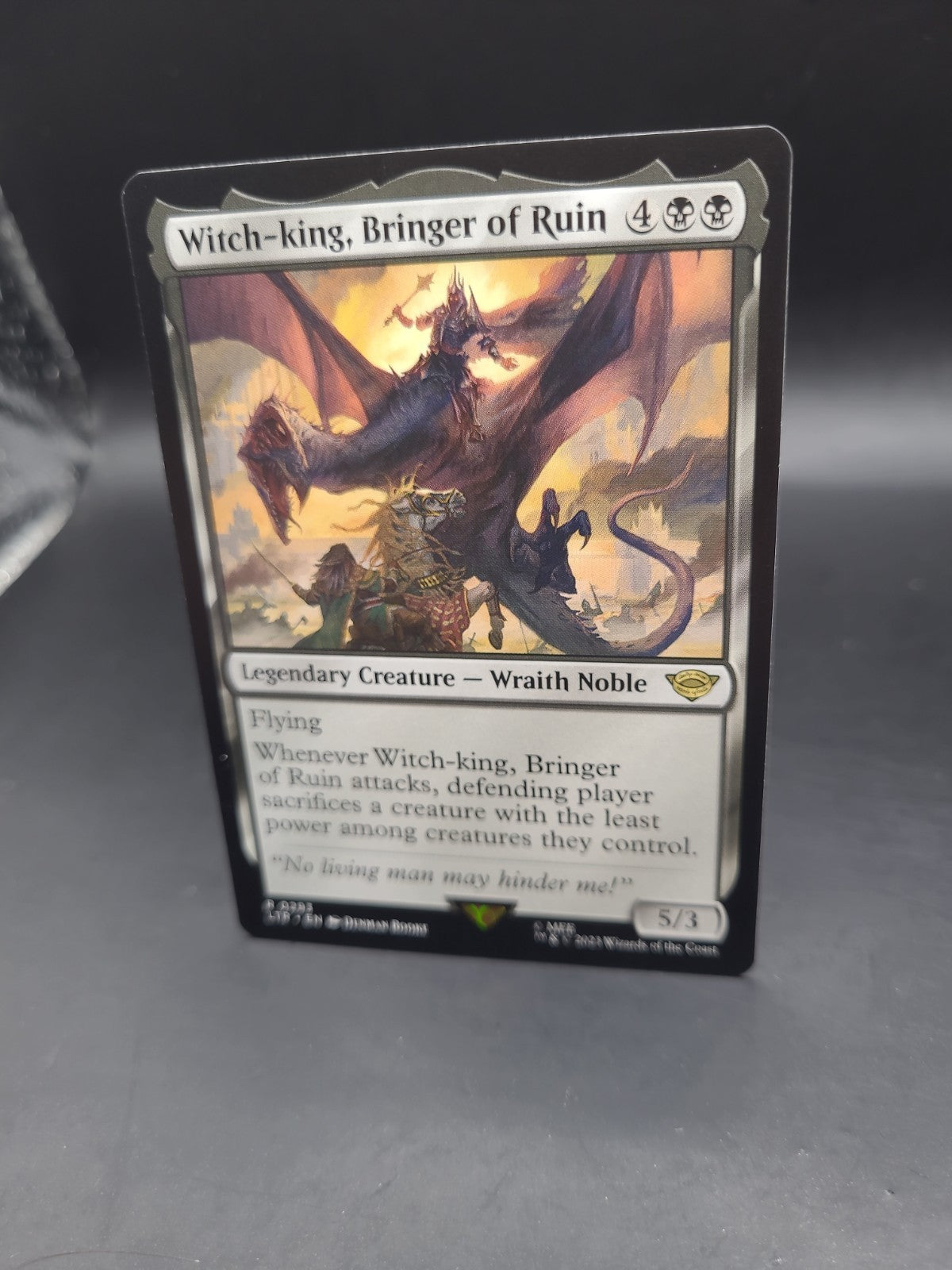 MTG Witch-King, Bringer Of Ruin 293 Rare Lord Of The Rings Card Regular