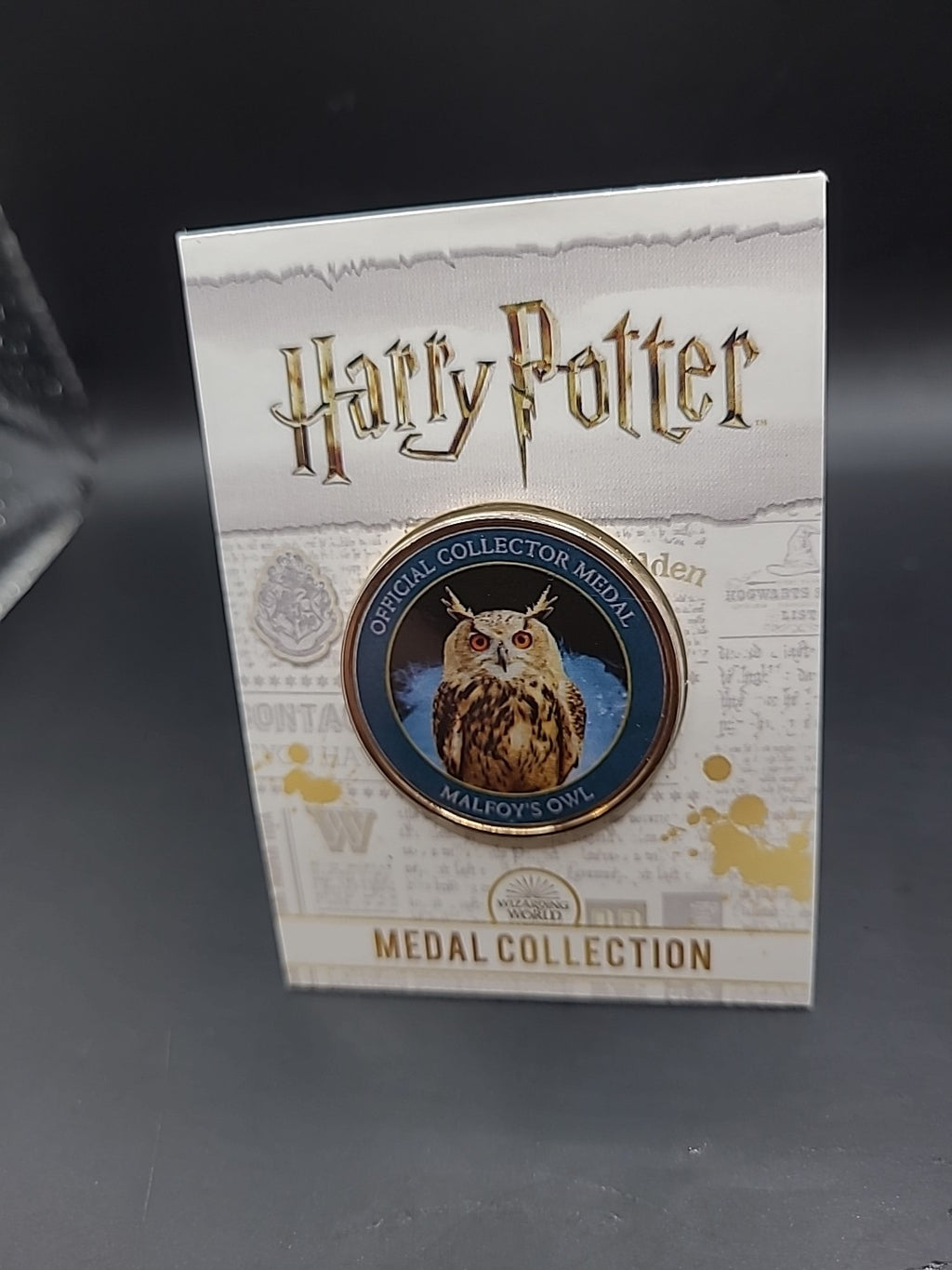 Harry Potter medal collection - Malfoy’s Owl Collector Medal