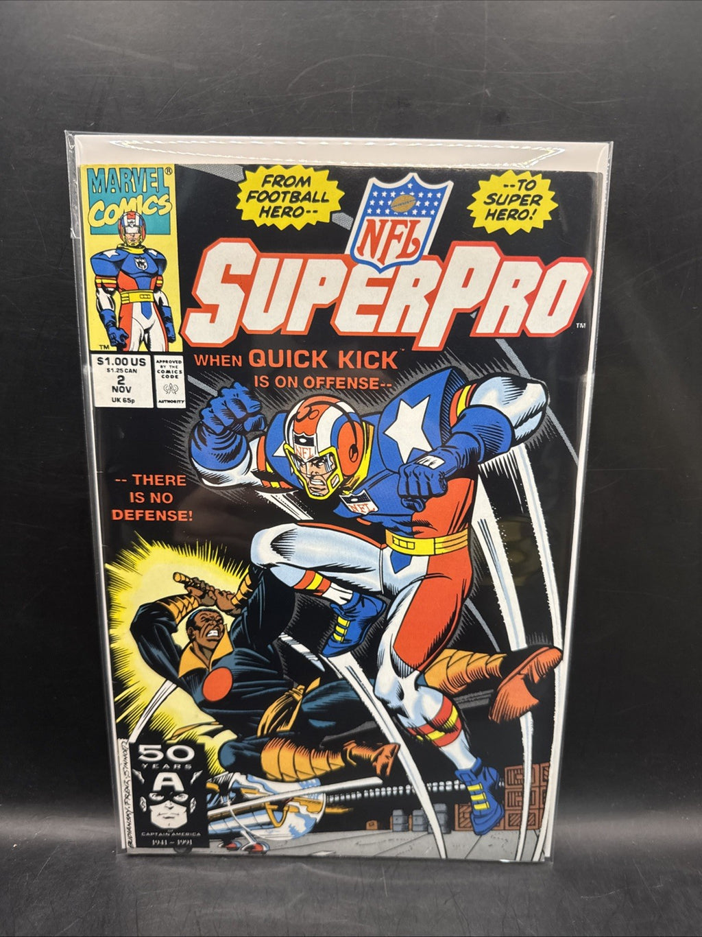 NFL Super Pro #2. Marvel Comics, 1991.