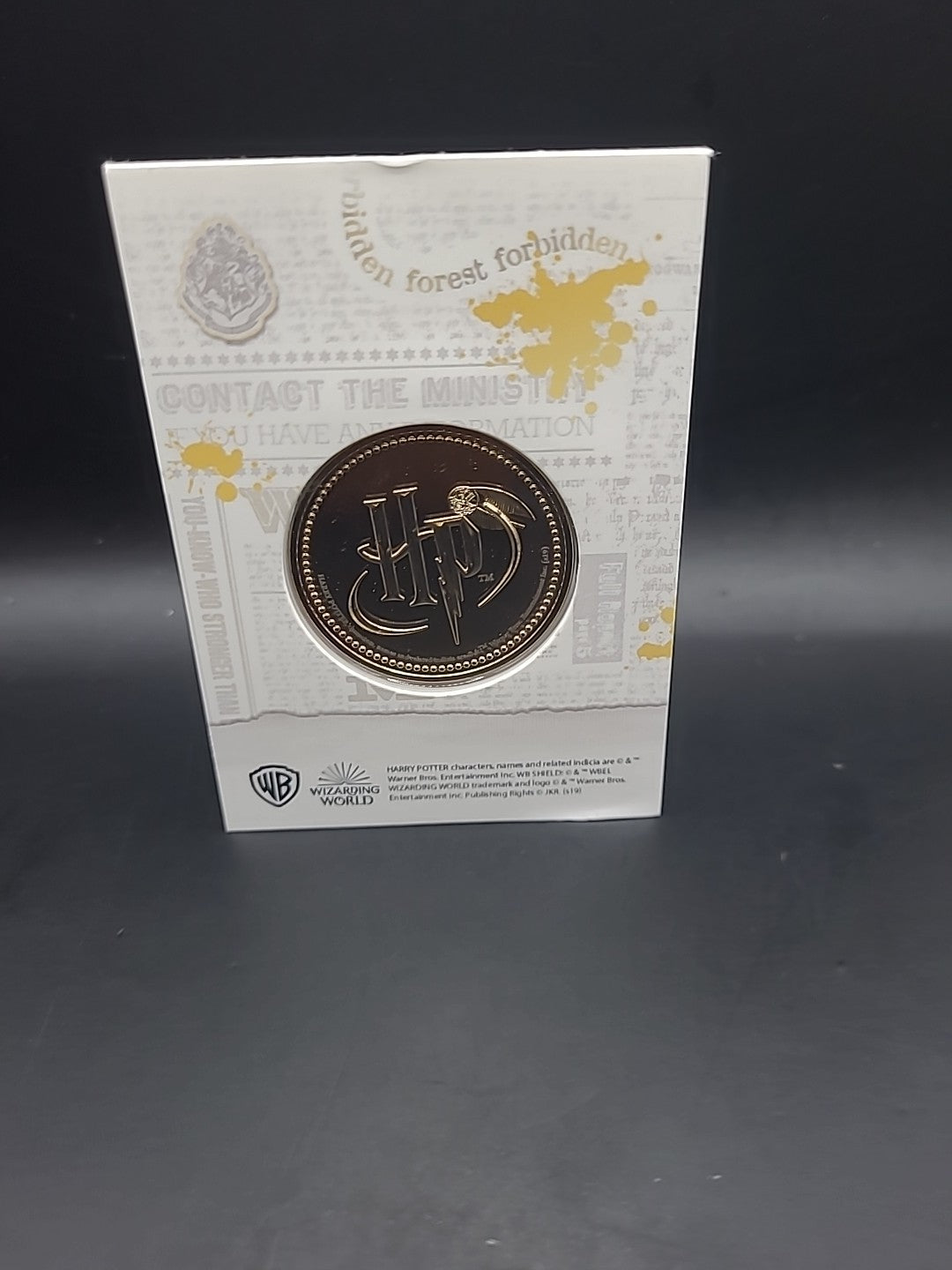 Harry Potter Medal Coin Collection - Artefacts And Spells - The Sorting Hat