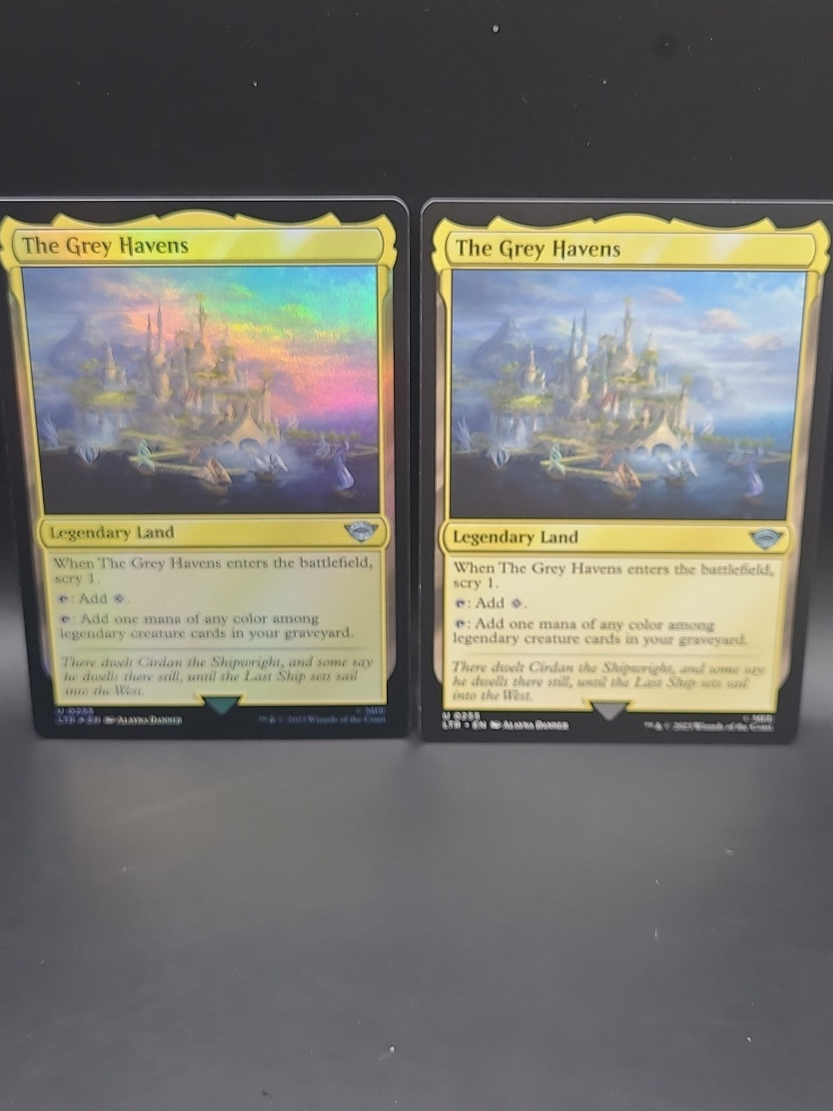 MTG The Grey Havens (FOIL & REGULAR - 255 Lord of the Rings M/NM Free UK P&P