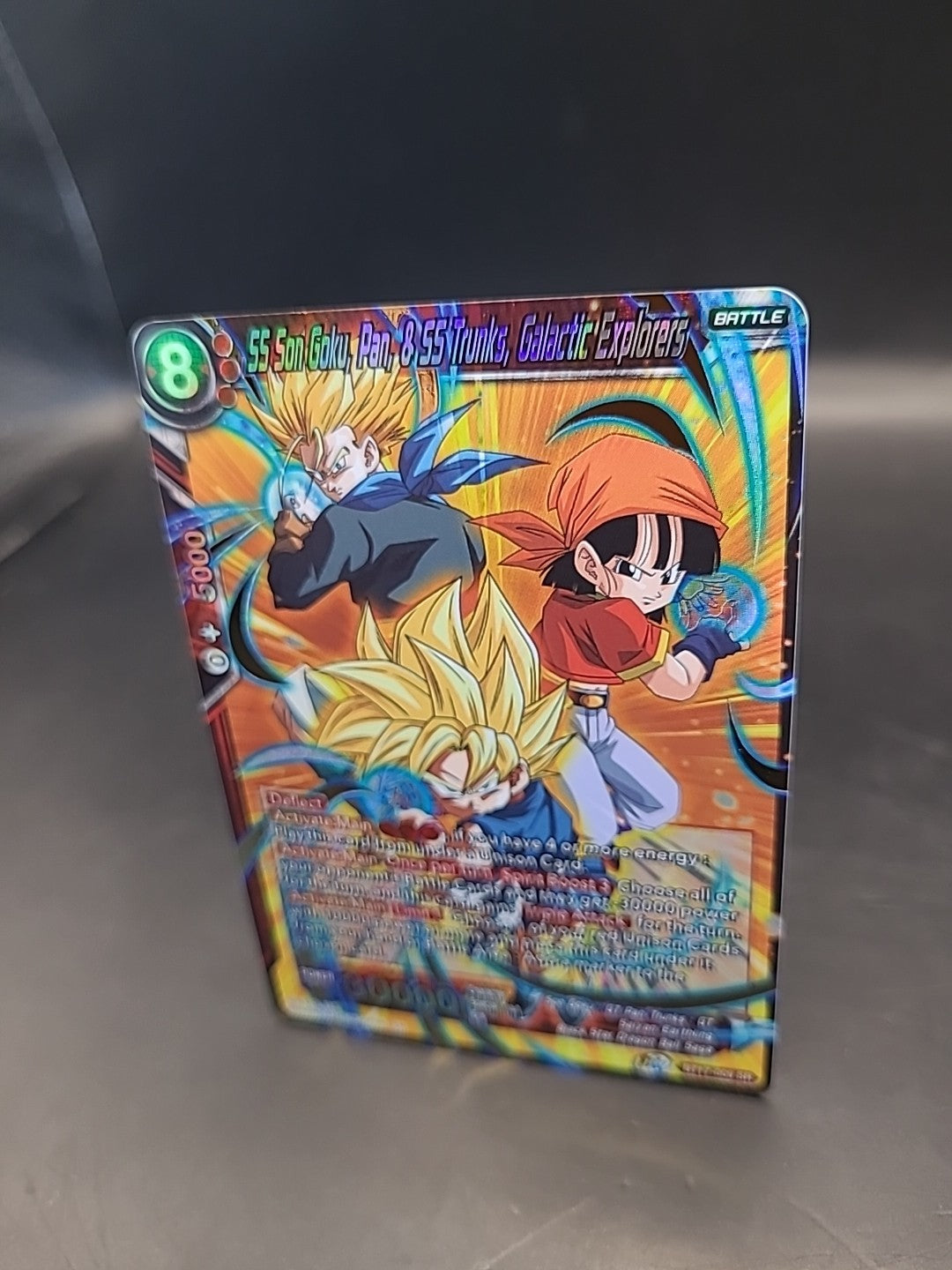 SS Son-Goku, Pan & SS Trunks, Galactic Explorers BT17-009 SR