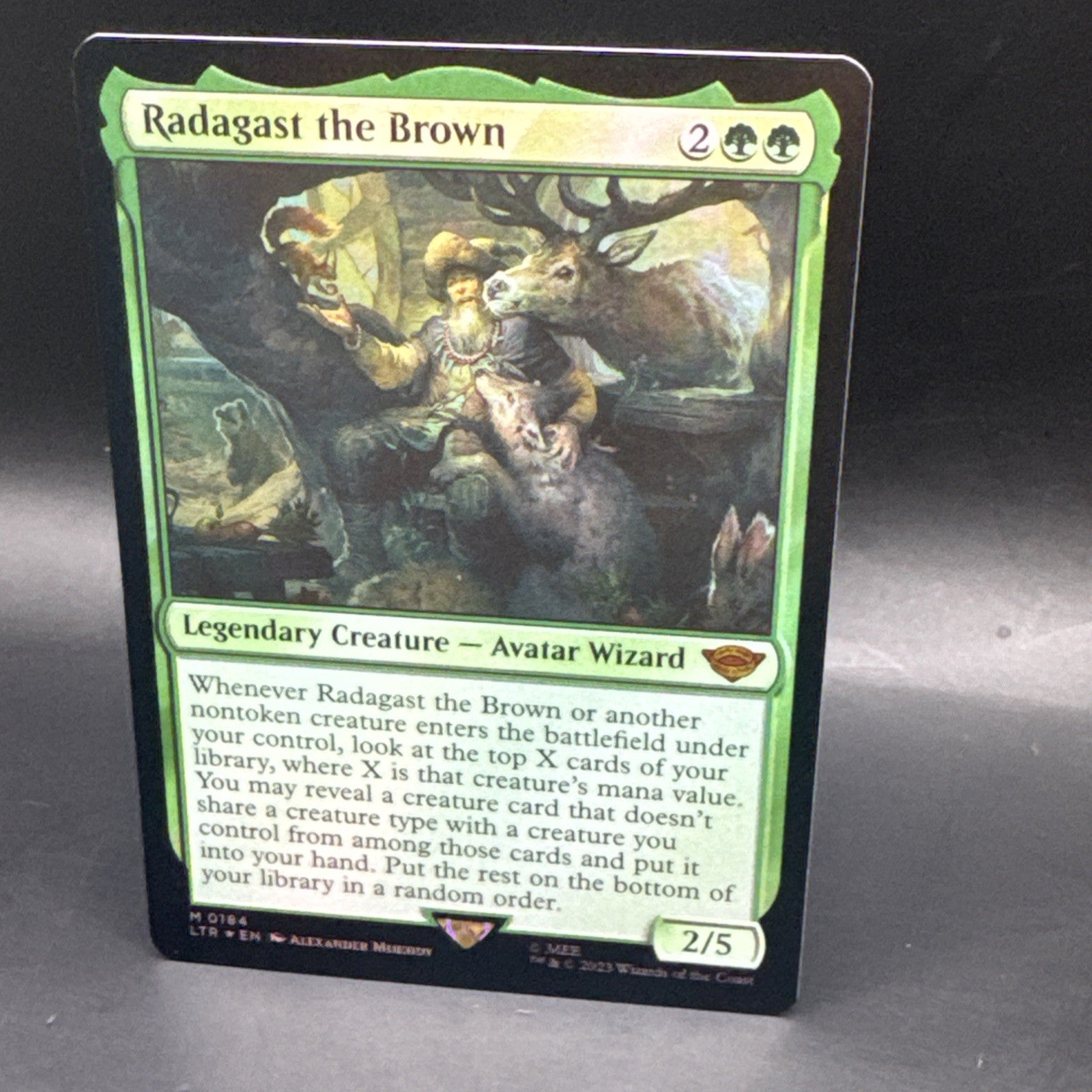 Radagast the Brown Lord of the Rings MTG M0184  foil