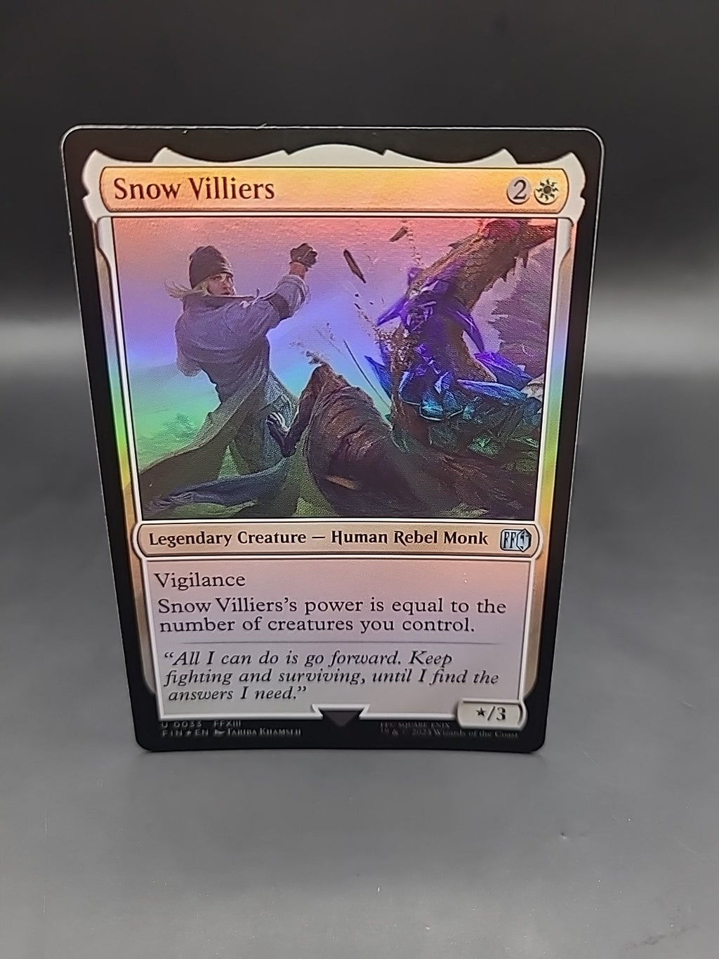 MTG Final Fantasy Foil Uncommon #0033 Snow Villiers