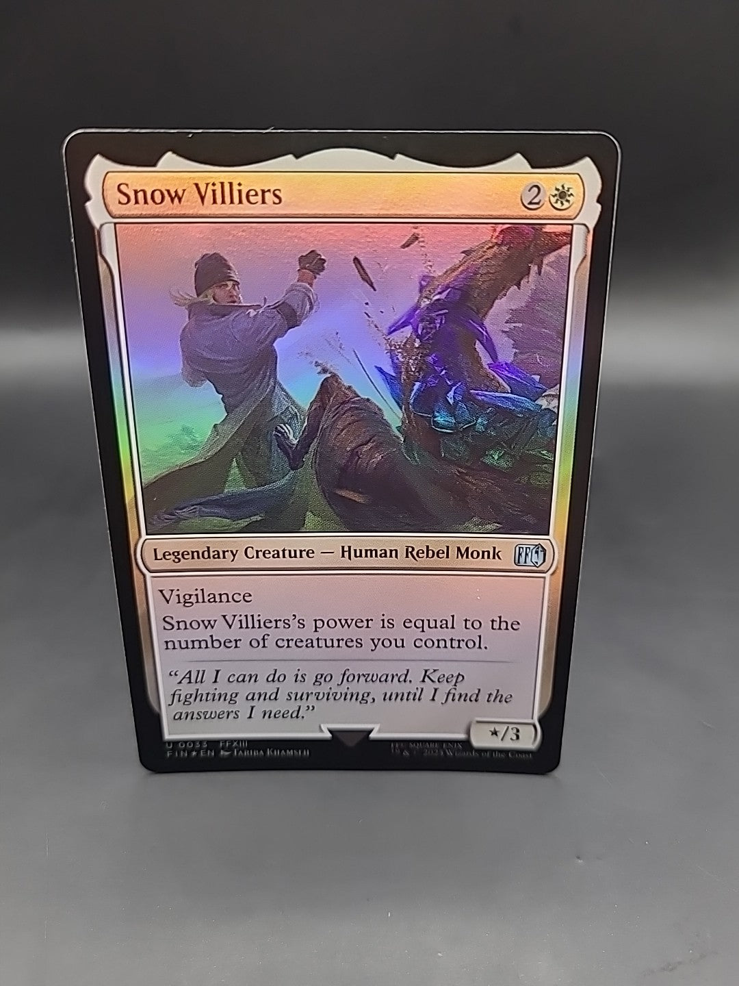MTG Final Fantasy Foil Uncommon #0033 Snow Villiers