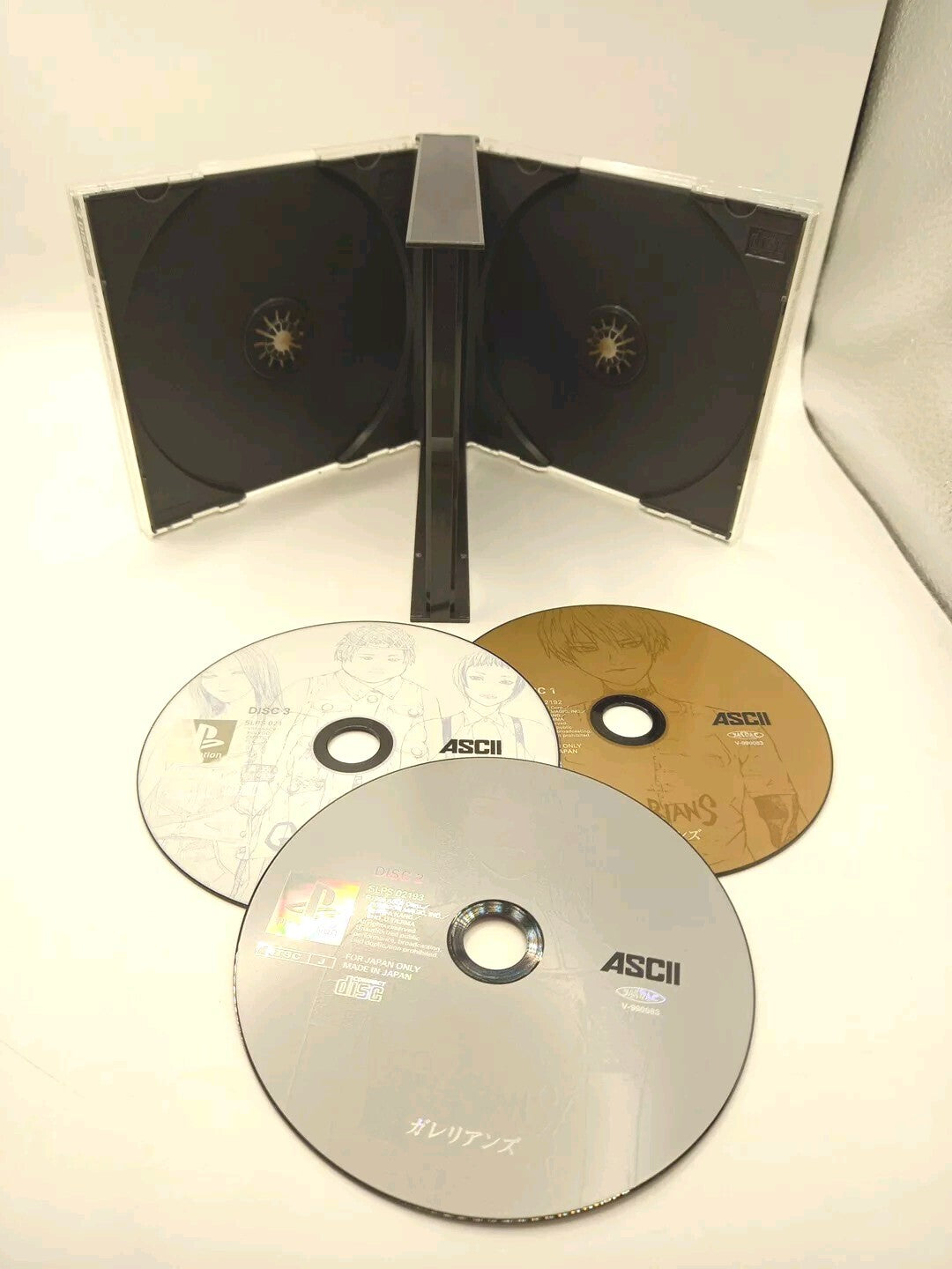 GALERIANS PS1 JAPAN NTSC-J IMPORT  LIMITED EDITION STICKERS CASE