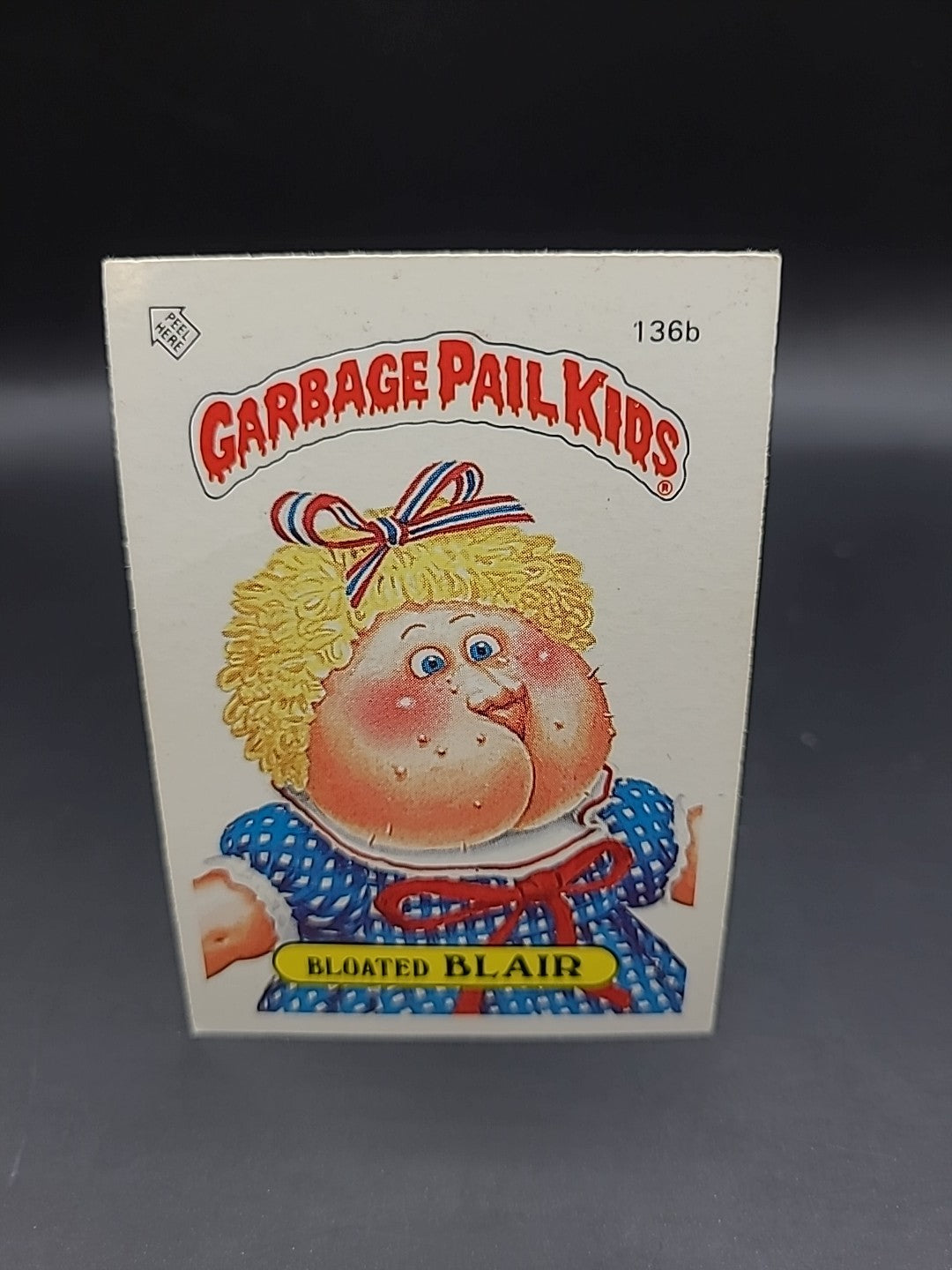 Garbage Pail Kids 136b Bloated Blair 1986 Topps