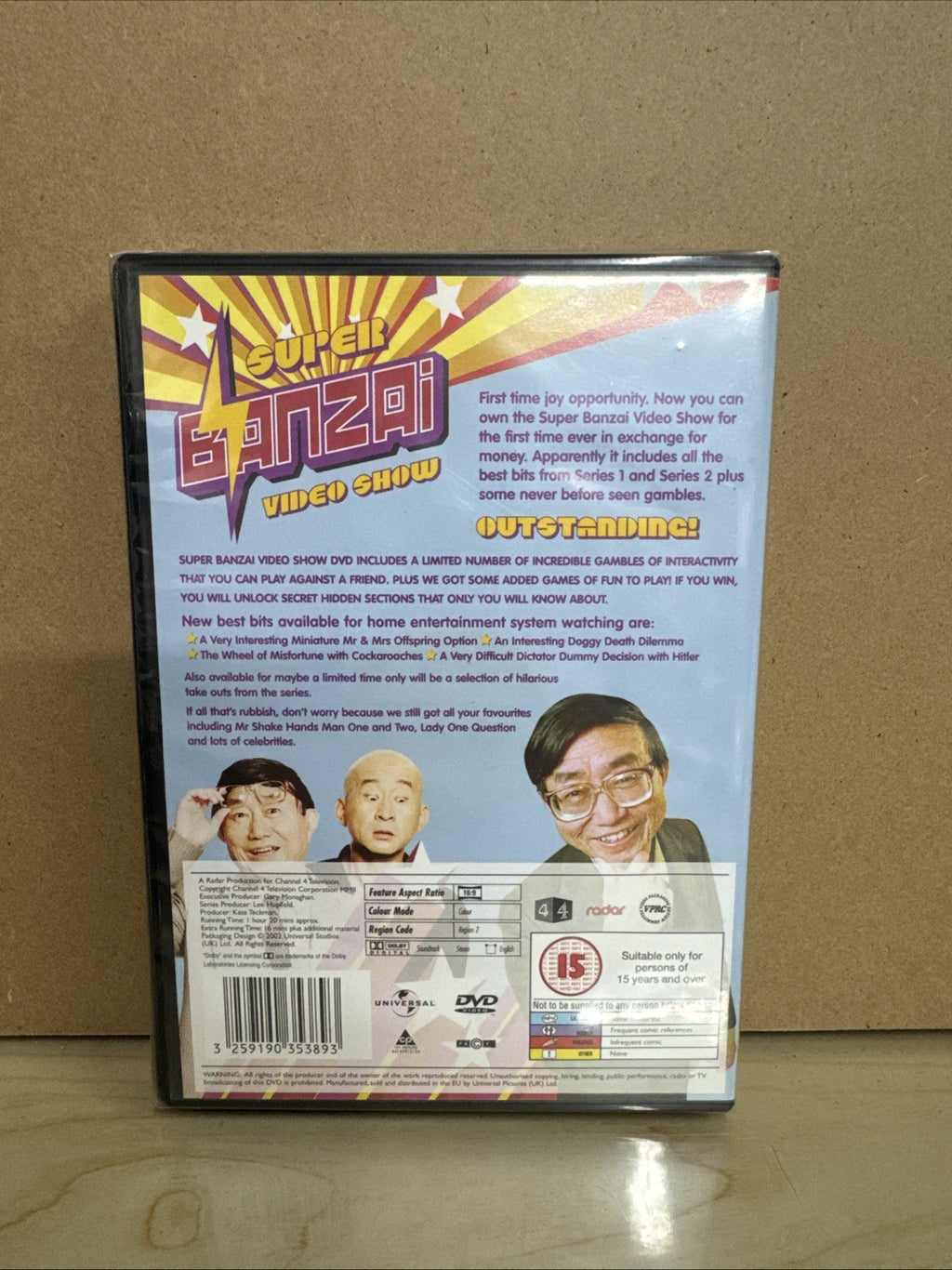 Super Banzai Video Show DVD (2002) Brand New And sealed