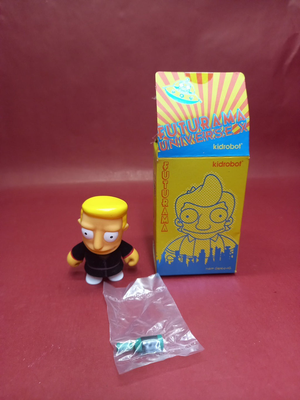 Kidrobot Futurama Universe X Zapp Brannigan Blind Bag Minifig Opened Complete