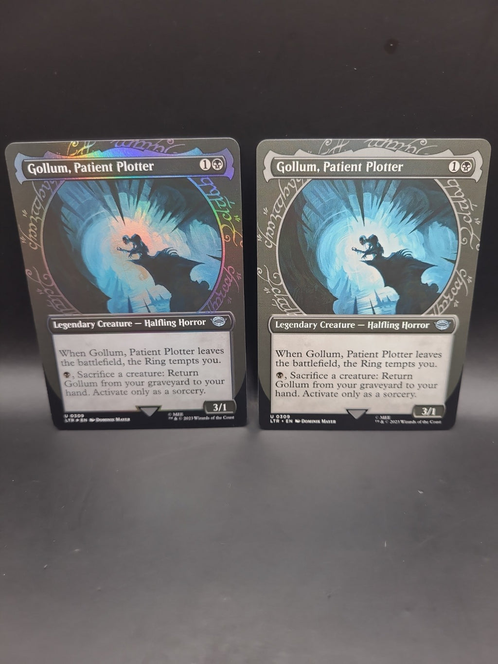 MTG Gollum, Patient Plotter (Showcase) 0309 Lord of the Rings Foil & Regular