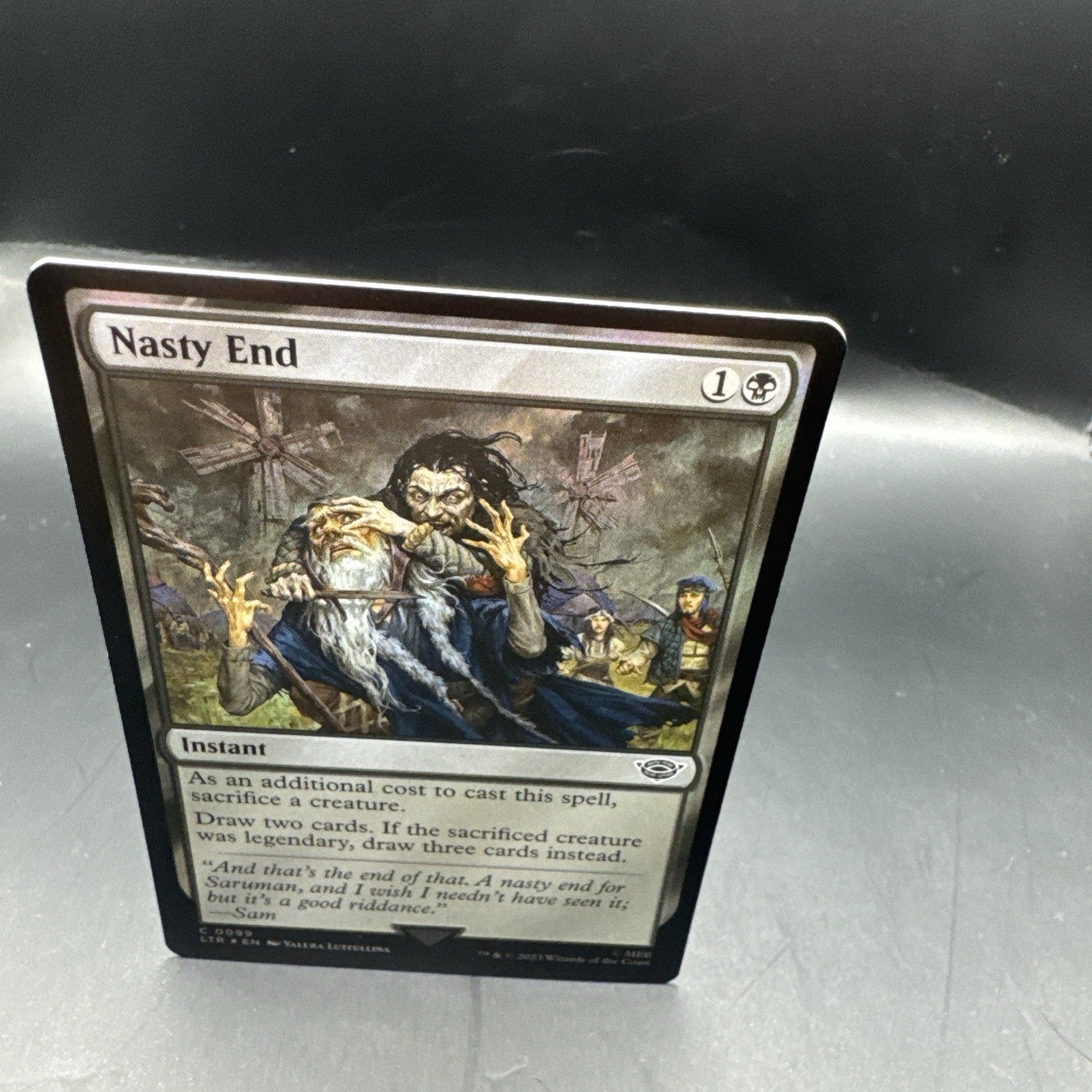 MTG Nasty End Foil 0099 Lord of the Rings + Regular Card