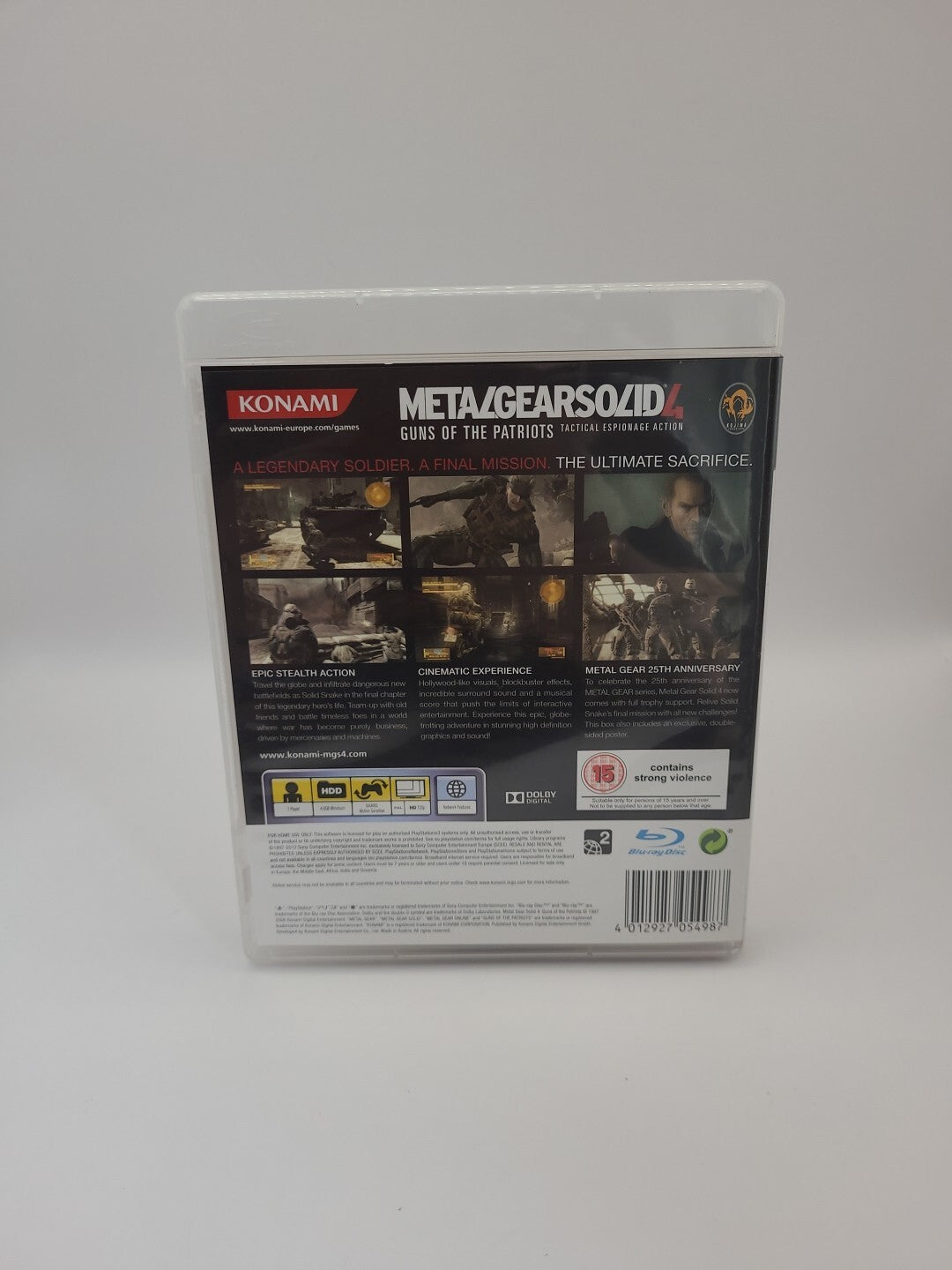 Metal Gear Solid 4: Guns Of The Patriots PS3 Game - Anniversary Edition