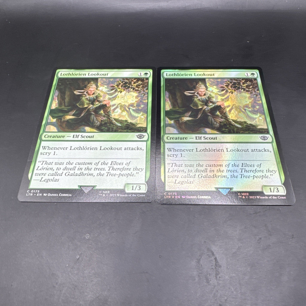 MTG Lothlorien Lookout Foil C0175 + Regular Card