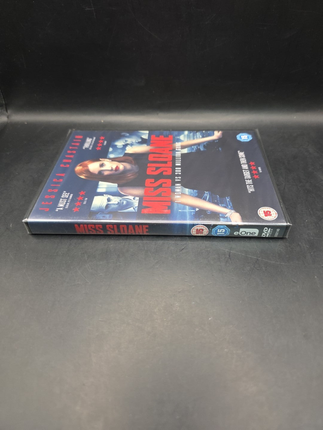 Miss Sloane DVD (2017) Jessica Chastain, Madden(DIR)NEW&FACTORY SEALED-UK SELLER