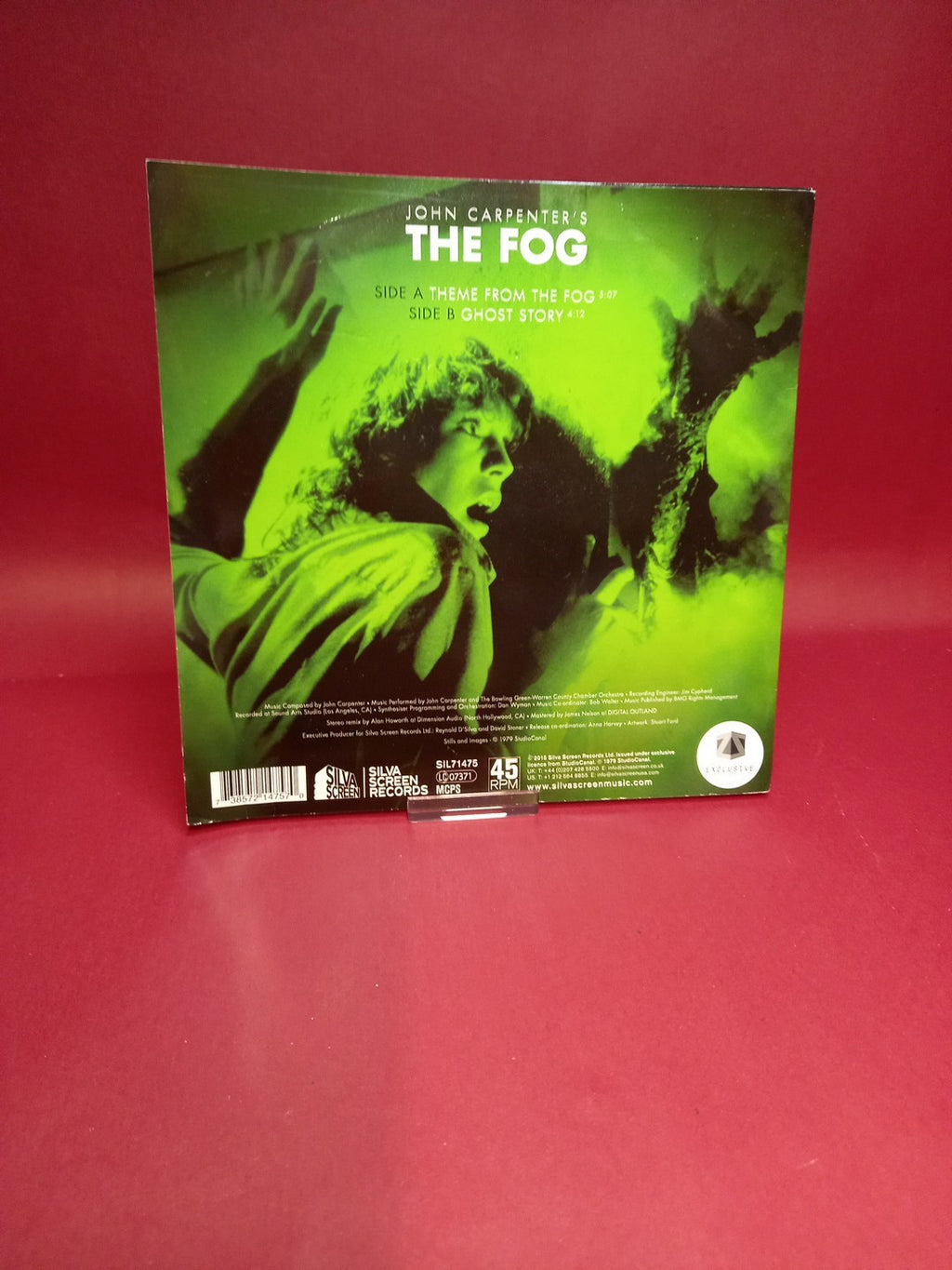 John Carpenter's The Fog 7" Green Vinyl