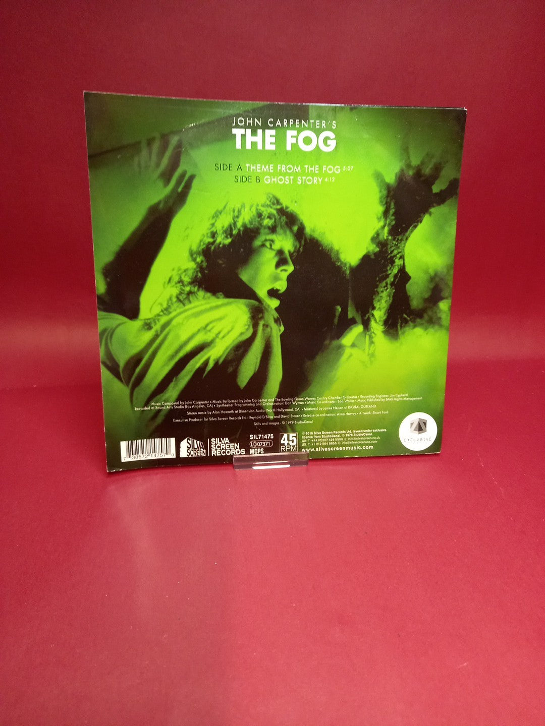 John Carpenter's The Fog 7" Green Vinyl
