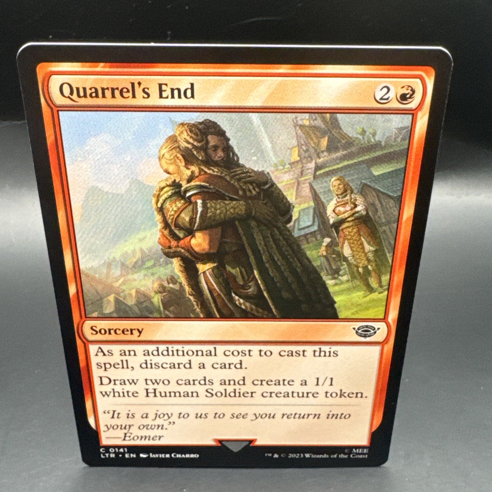 Quarrel's End Foil - LTR - Mtg Card C0141 + 1 Regular Card