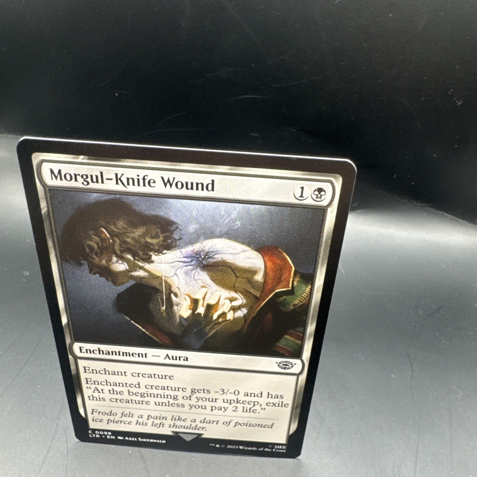 MTG Morgul-Knife Wound (FOIL) 0098 Lord of the Rings + Regular Card