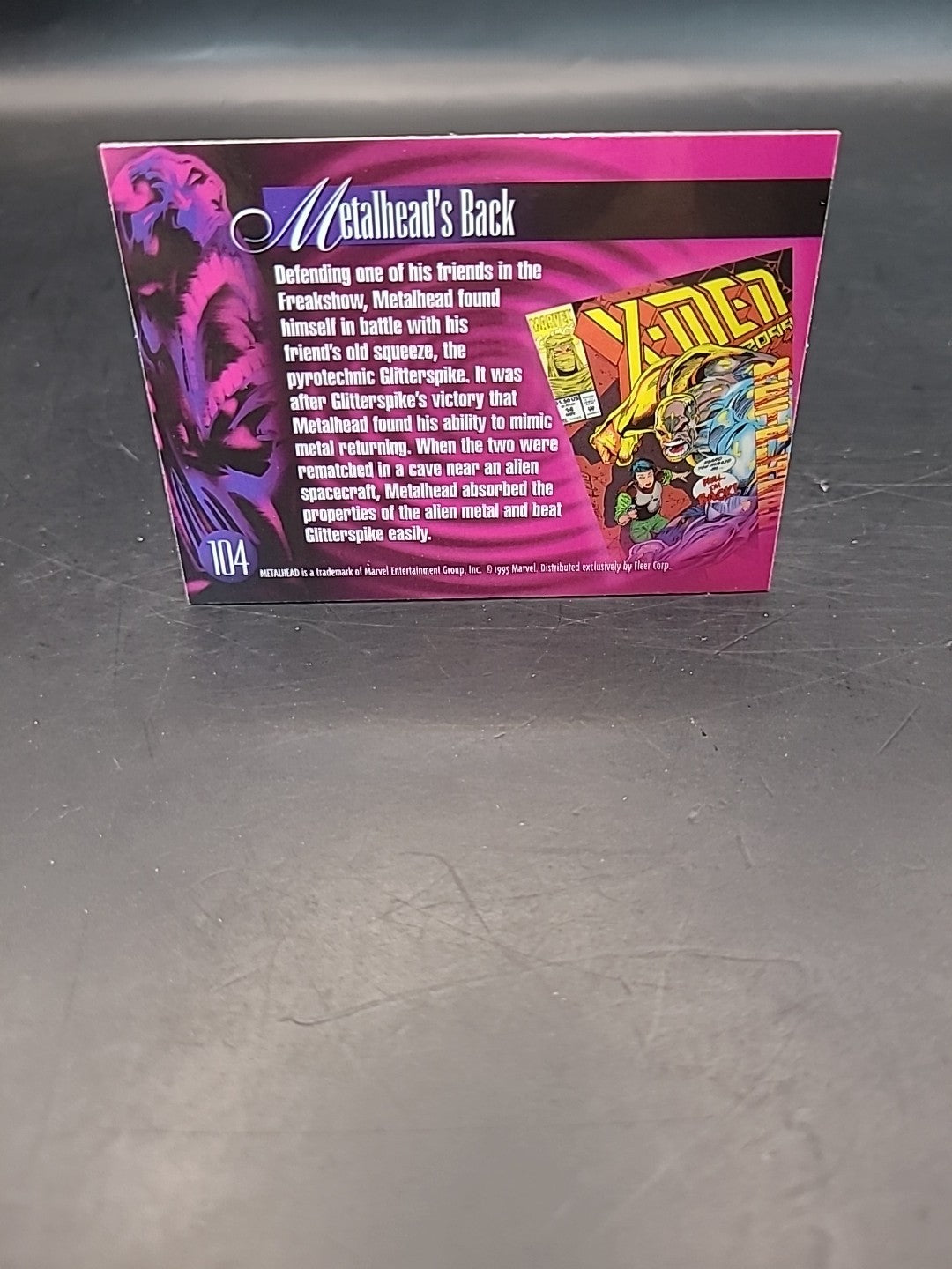 METALHEAD / 1995 Fleer Flair Marvel Annual BASE Trading Card #104