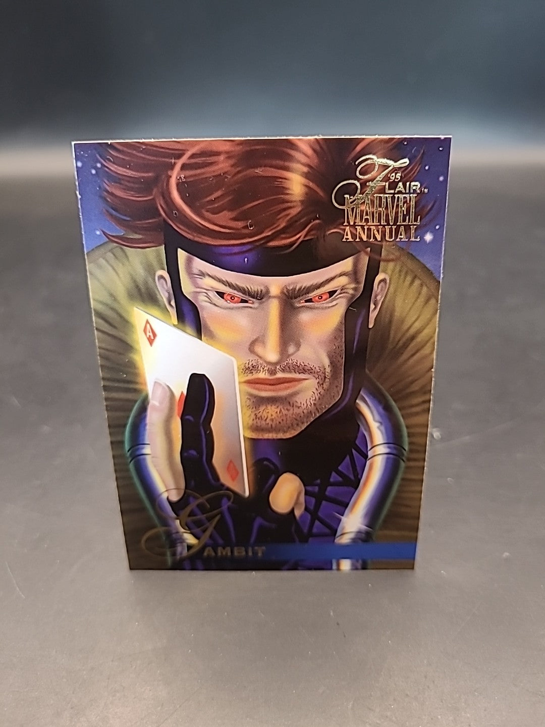 1995 FLAIR MARVEL ANNUAL Trading Card BY FLEER #4 GAMBIT
