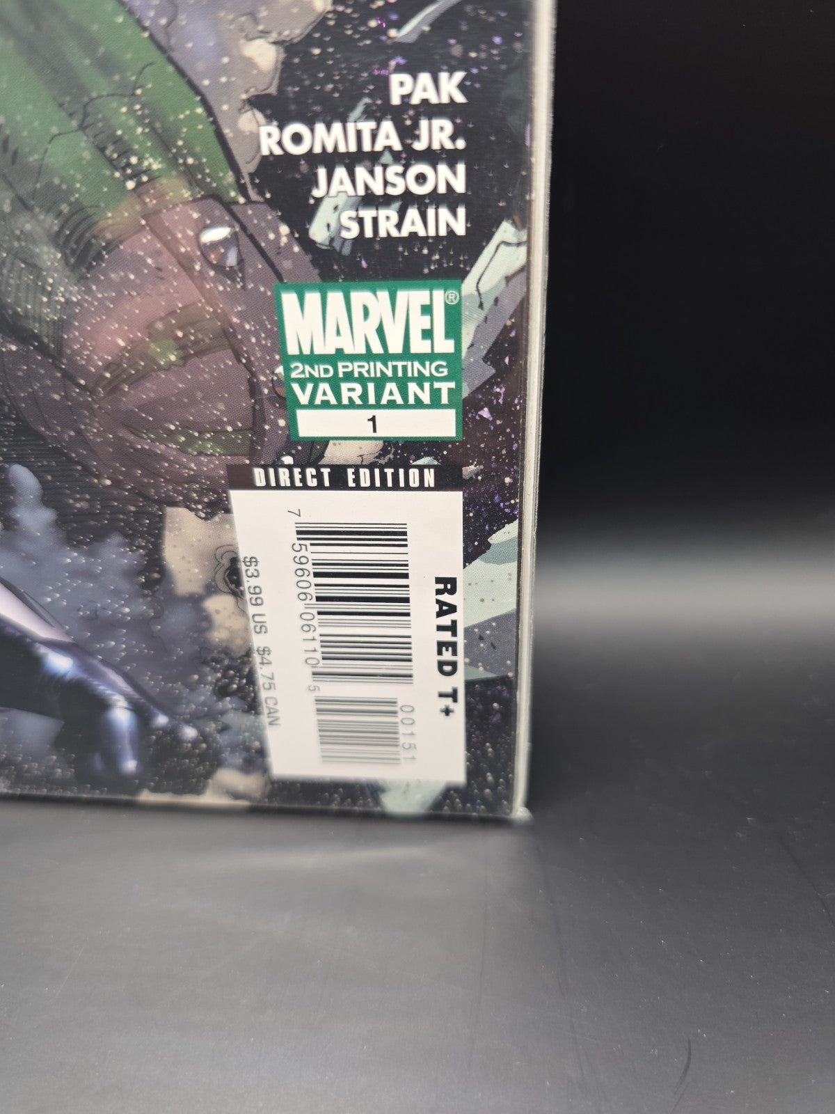 World War Hulk Second Printing Variant 1 Marvel Comic 2007 Rare