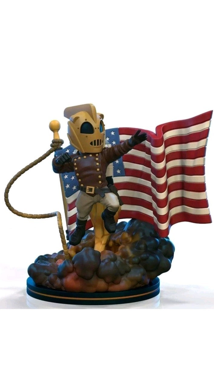 The Rocketeer Q-Fig Elite 5 inches Figurine Quantum Mechanix Box Number 102