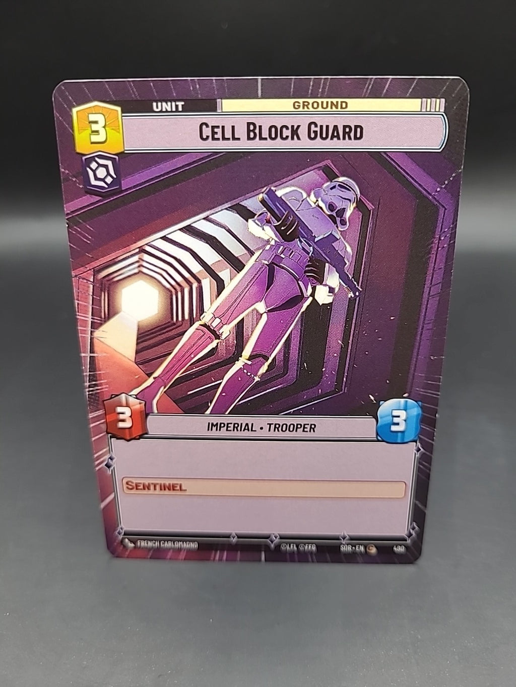 Star Wars Unlimited Regular Hyperspace Card #490 Cell Block Guard