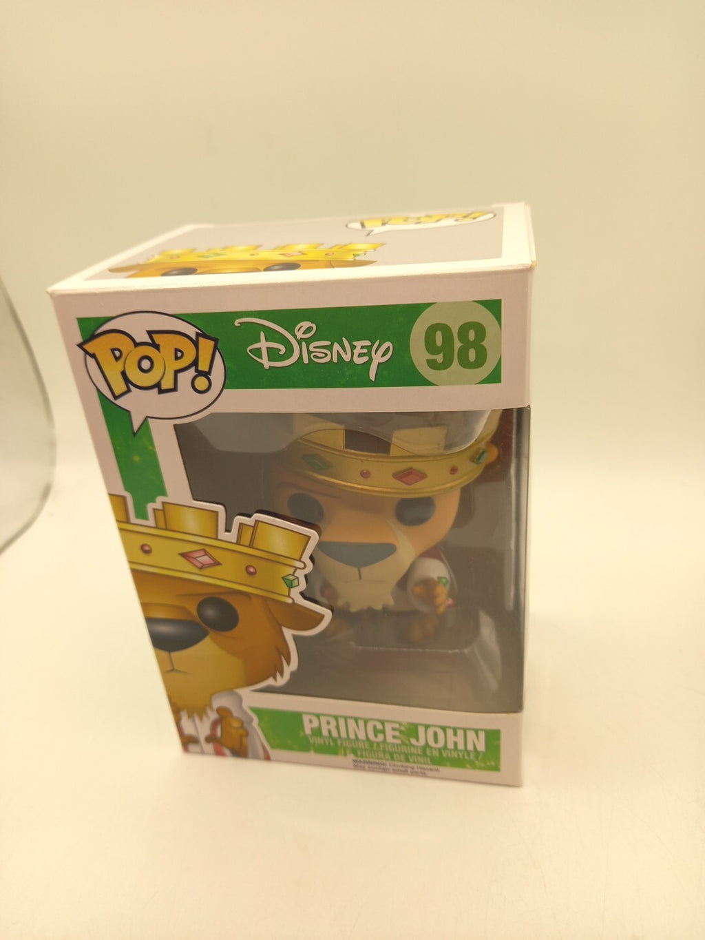 Funko Pop Disney Prince John Robin Hood #98