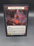 Flesh and Blood TCG Art of Desire: Body MST106 Rare Rainbow Foil NM MST