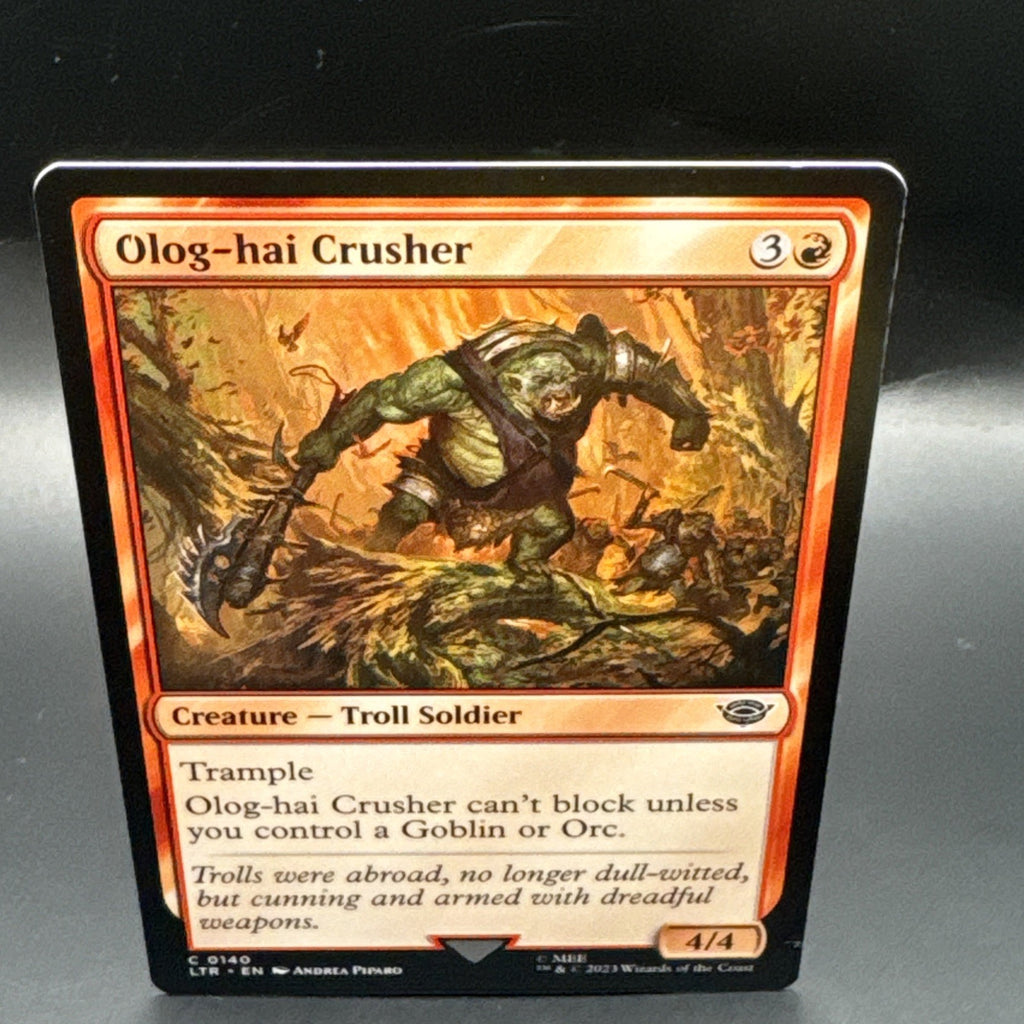 MTG Olog-hai Crusher (Foil) C0140 Lord of the Rings + 1 Regular Card