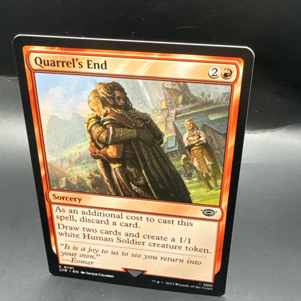 Quarrel's End Foil - LTR - Mtg Card C0141 + 1 Regular Card