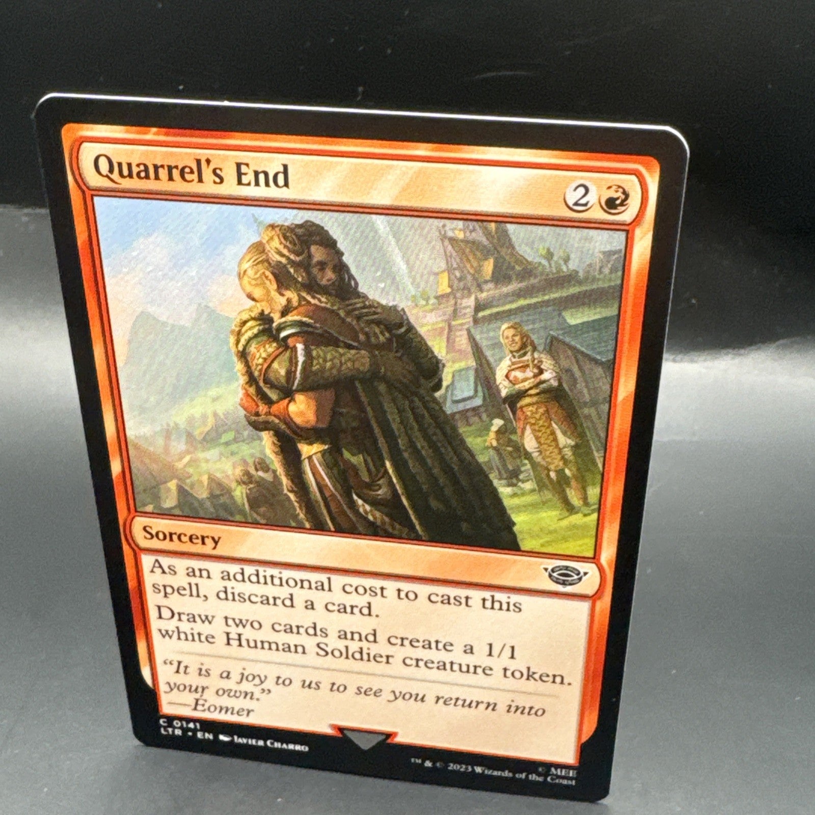 Quarrel's End Foil - LTR - Mtg Card C0141 + 1 Regular Card