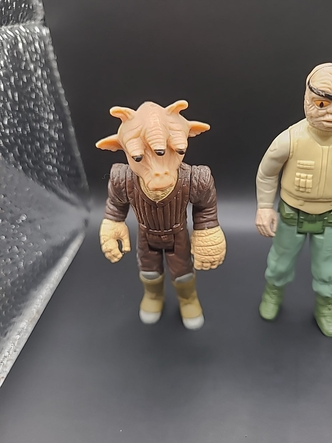 3 X Vintage Kenner Star Wars Figures Ree Yees, Prune Face & Biker Scout Trooper