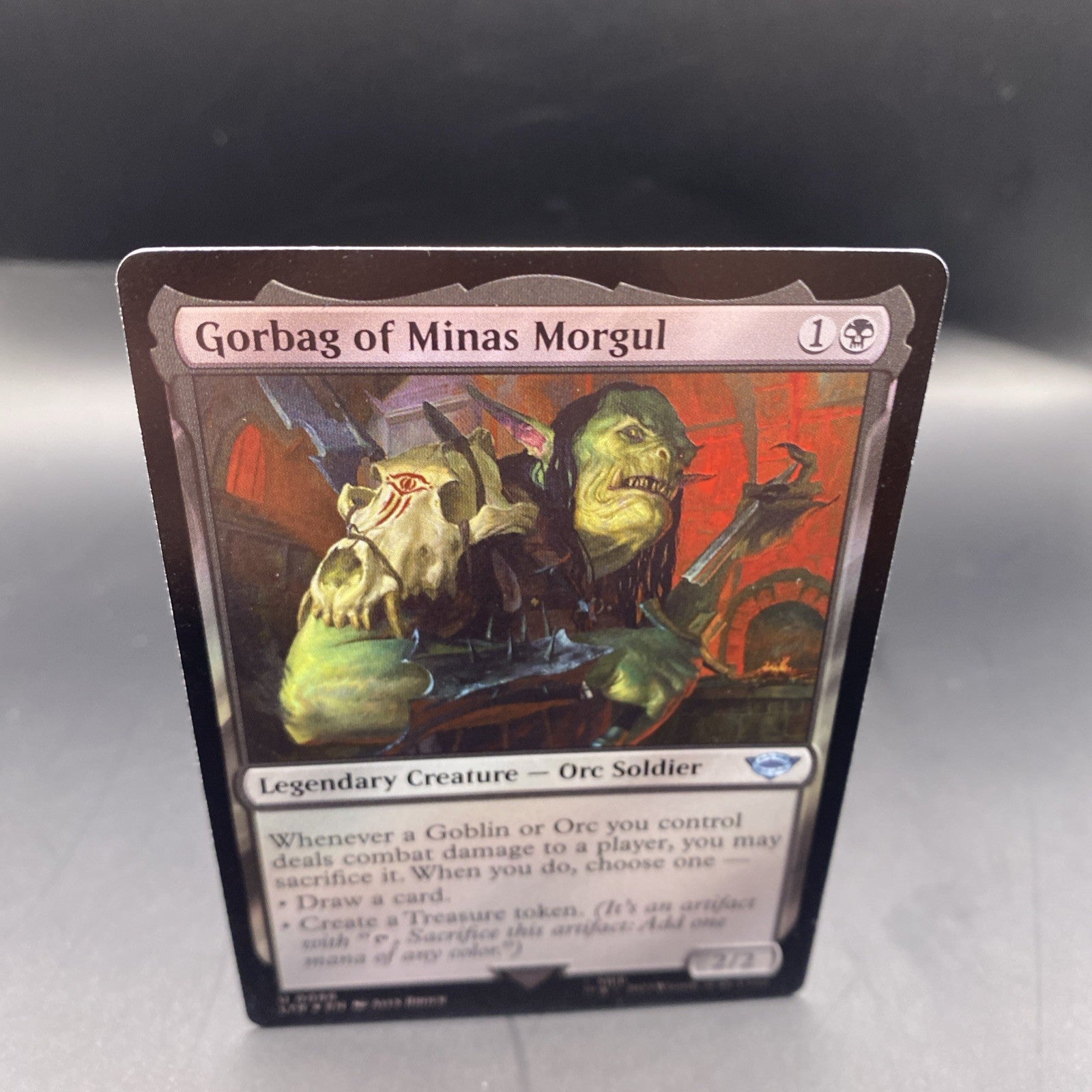 Gorbag of Minas Morgul (FOIL) - MTG Lord of the Rings + 1 Regular Card