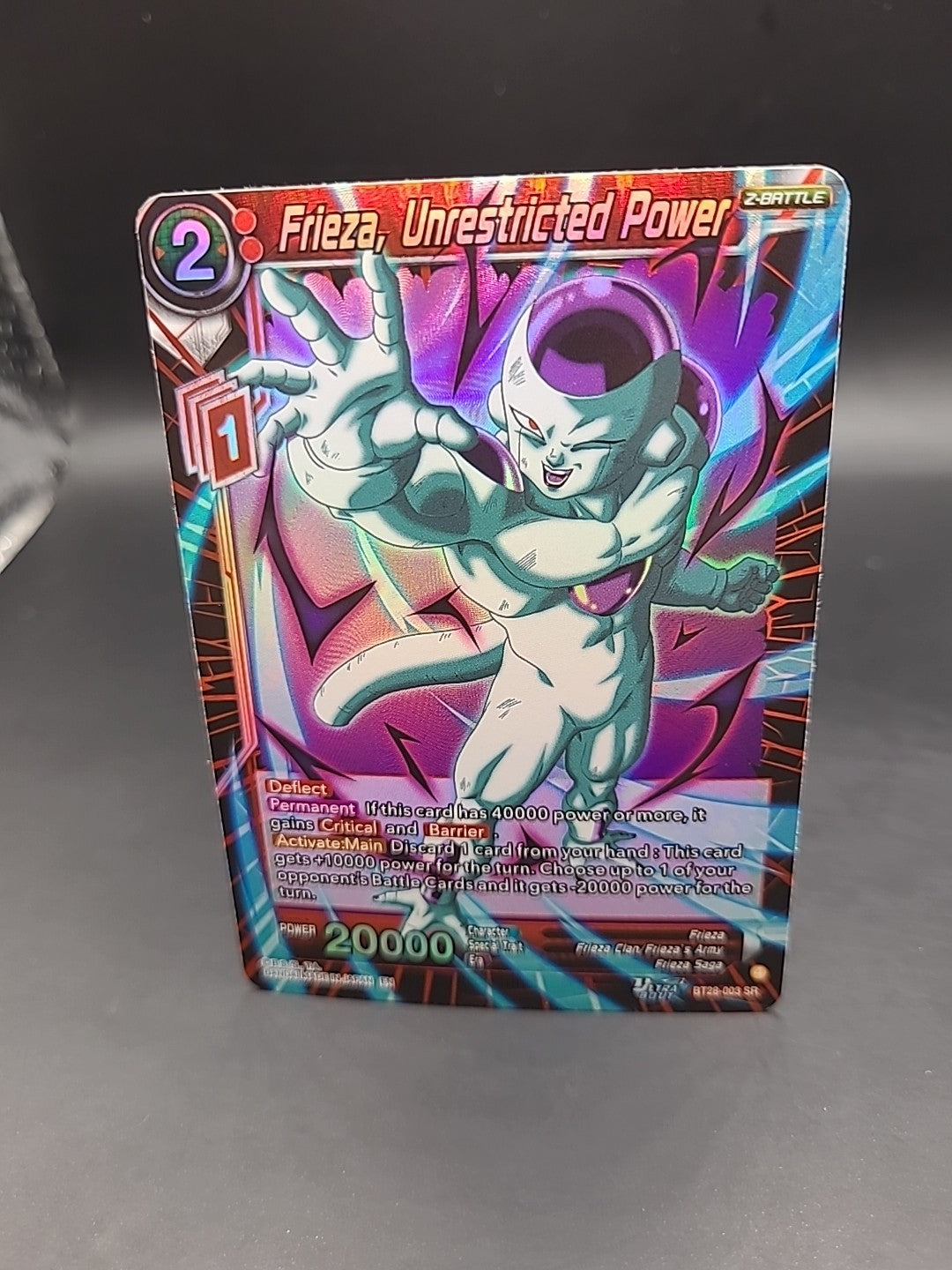 Dragon Ball TCG - Frieza, Unrestricted Power BT28-003SR - Prismatic Clash - M/NM