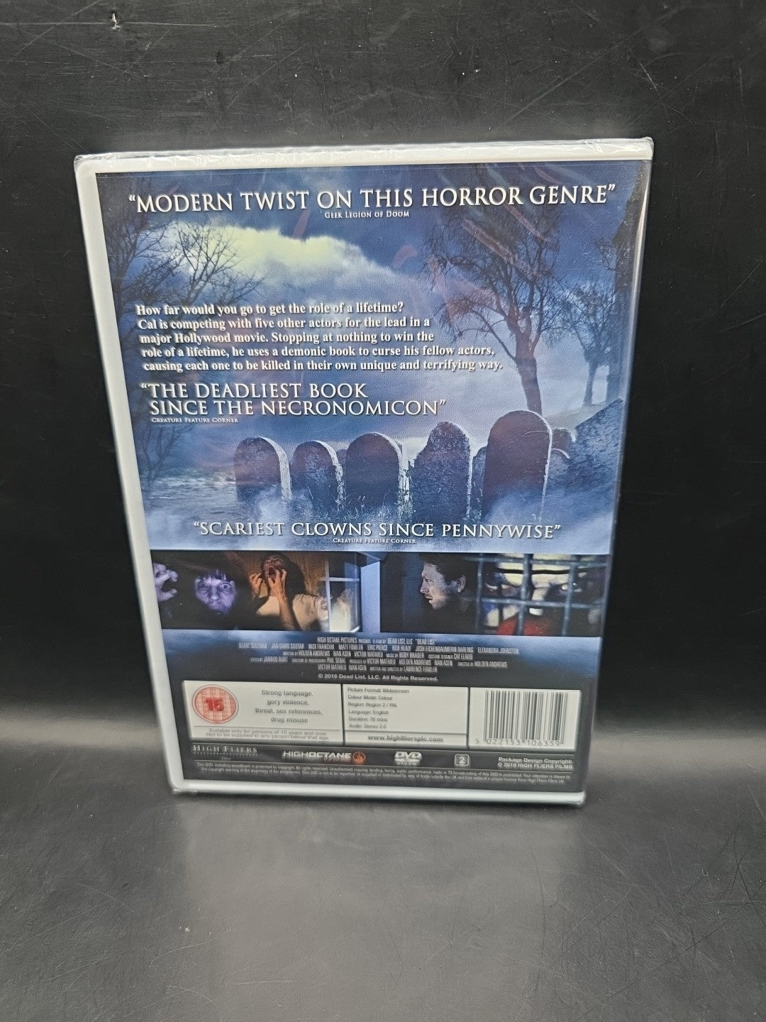 Dead List DVD (2019) Deane Sullivan, Andrews (DIR) cert 15 