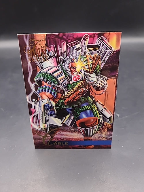 1994 FLAIR MARVEL ANNUAL Trading Card BY FLEER #17 CABLE