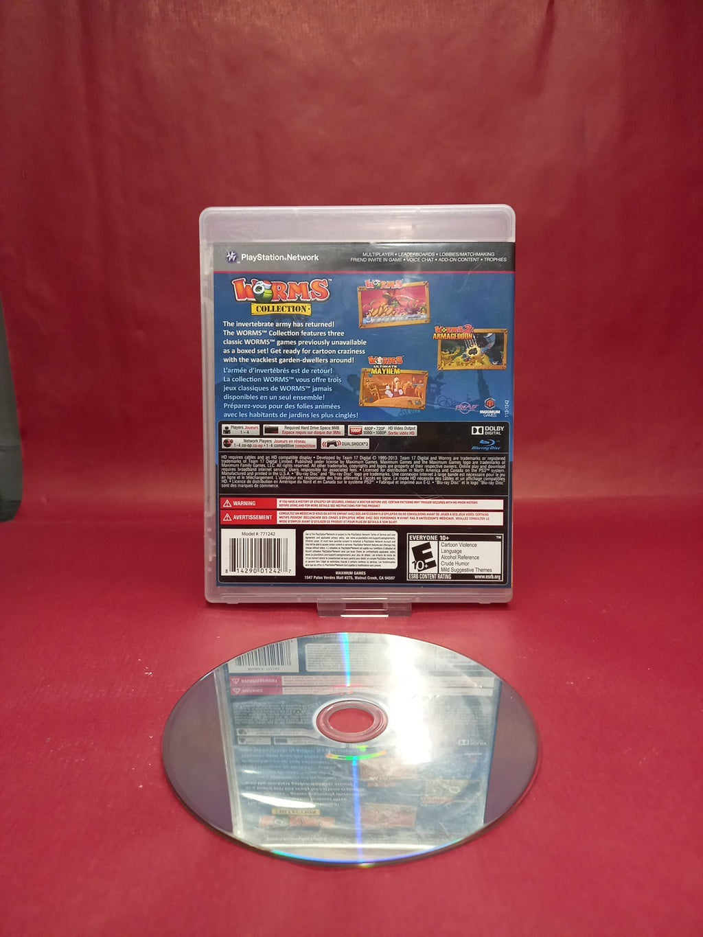 Worms Collection PS3  NTSC - No Manual