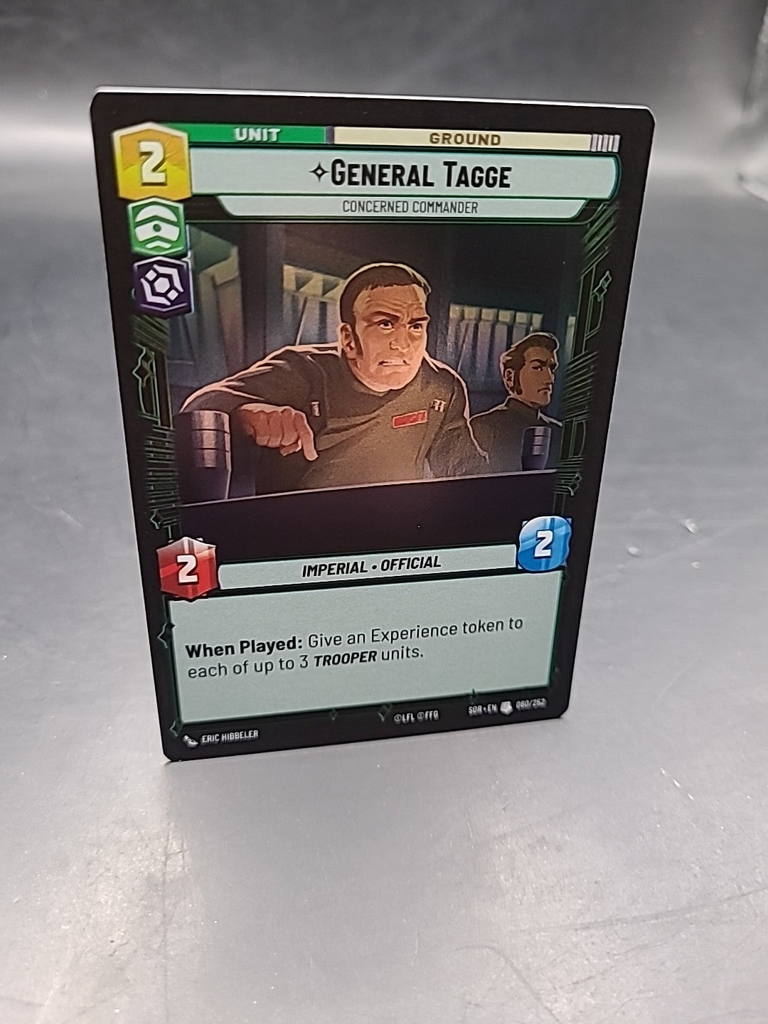 Star Wars Unlimited Spark of Rebellion - General Tagge #080/252 Foil
