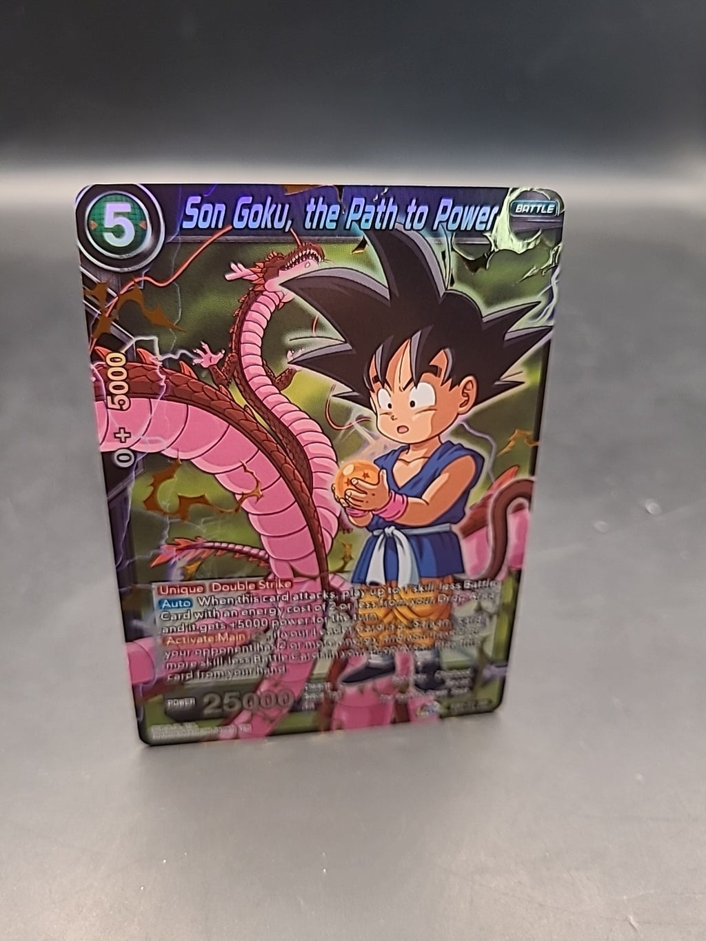 Son Goku, The Path to Power EB1-51 SR - Dragon Ball Super Card Game