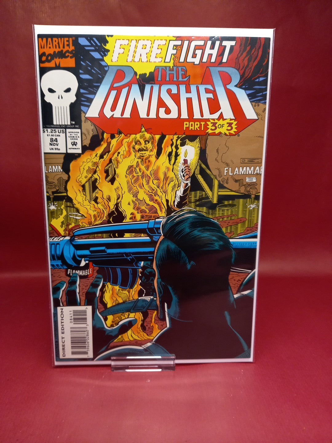 The Punisher Issue 84 Original Vintage Comic - Marvel Comics 