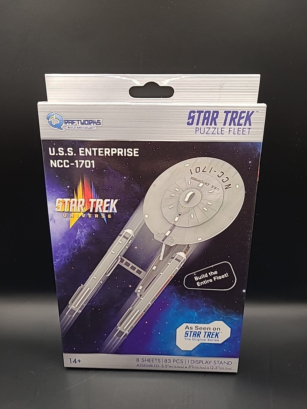 Star Trek Puzzle Fleet U.S.S Enterprise NCC-1701 Model Kit
