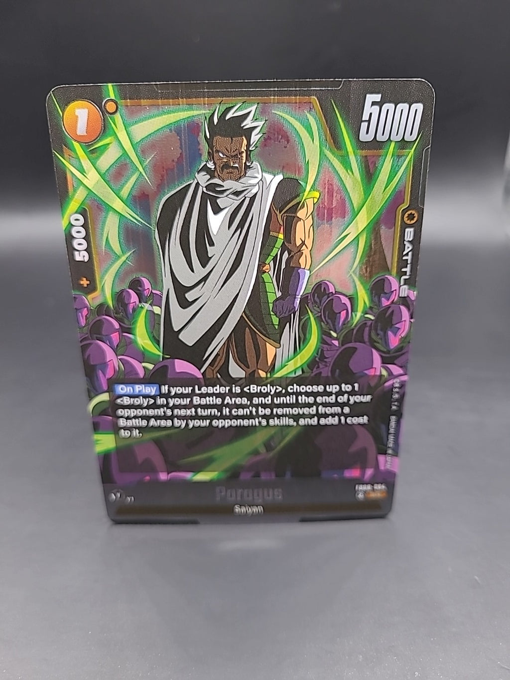 Paragus FB08-084 SR - Dragon Ball Super Card Game FUSION WORLD