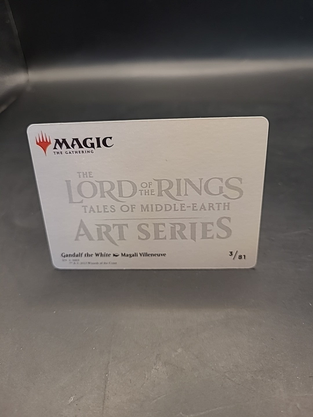 1x Art Series (03/81) - Gandalf the White MTG The Lord of the Rings: Tales of Mi