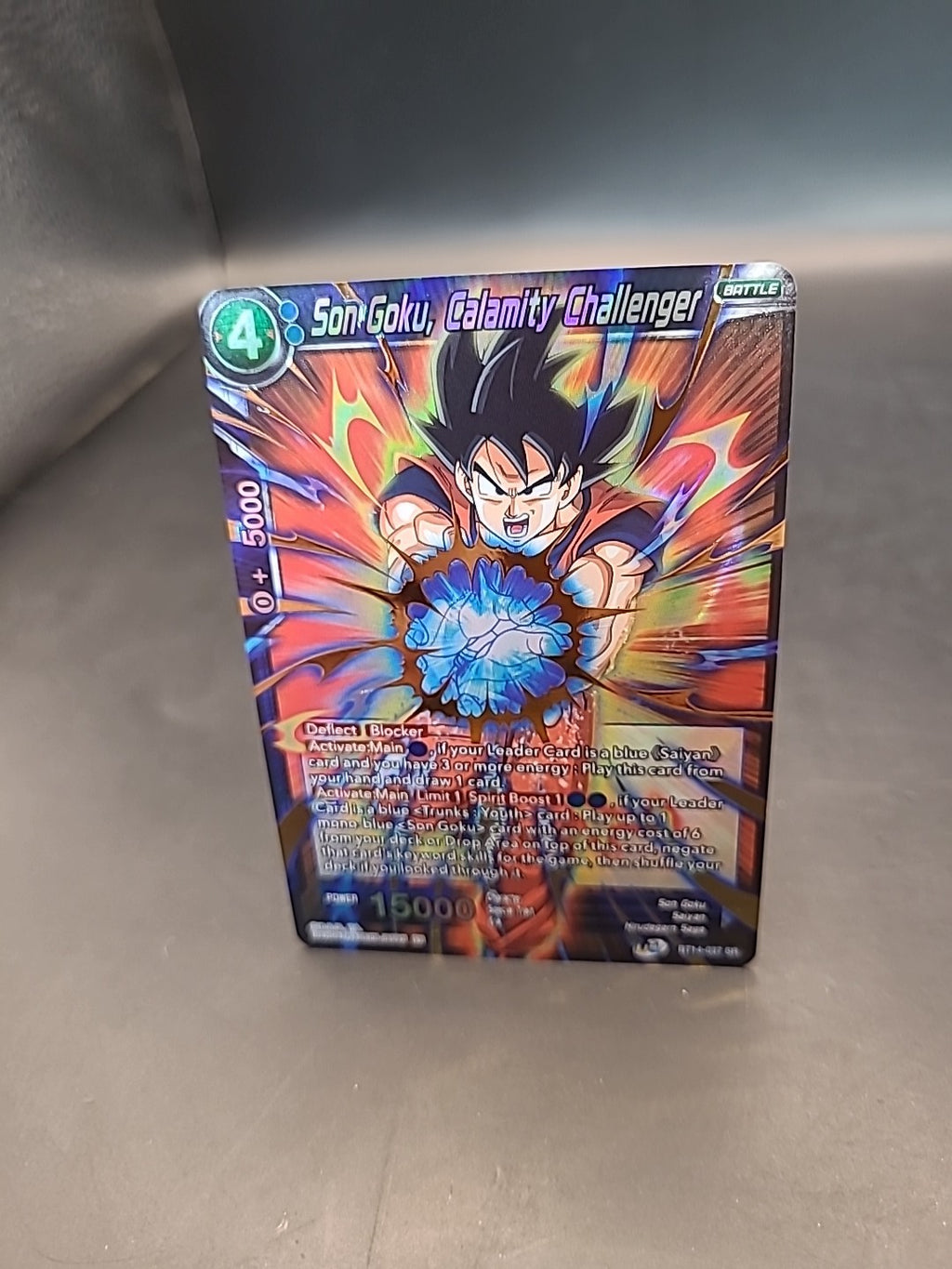 Dragon Ball Super Son Goku, Calamity Challenger BT14-037 Mint