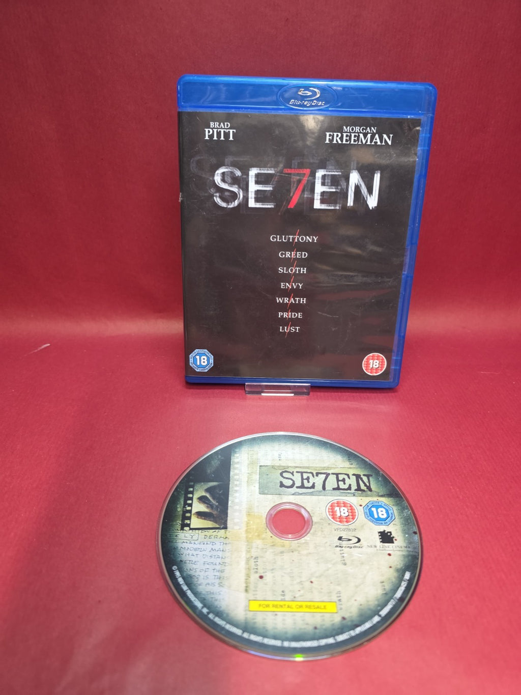 Se7en Blu-Ray (2010) Brad Pitt, Fincher (DIR) cert 18 