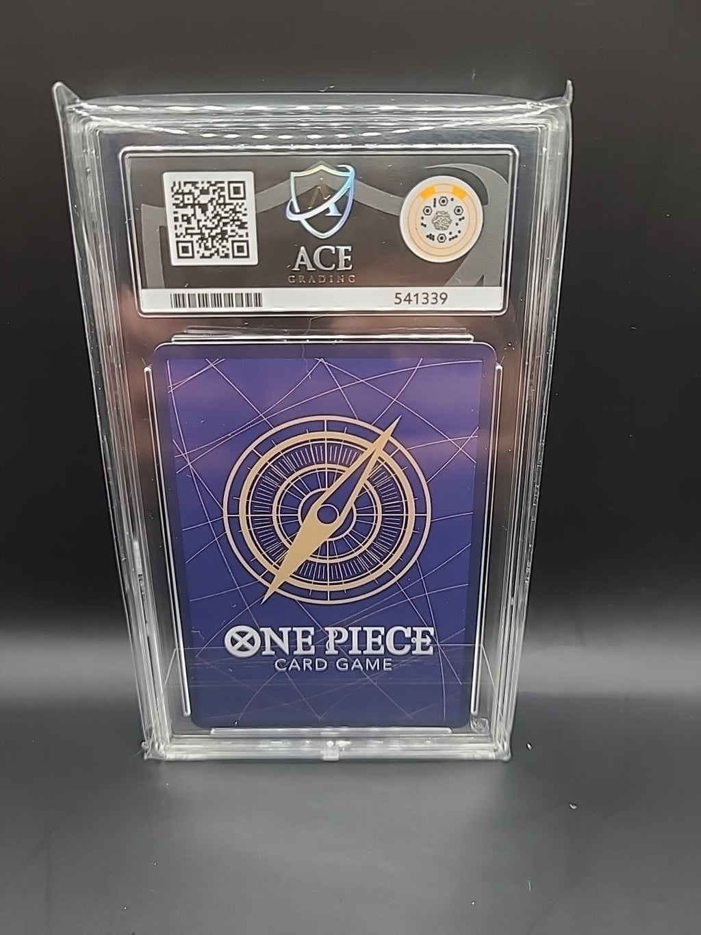 One Piece card OP03-108 Charlotte Cracker SR Parallel Japanese ACE Graded 10