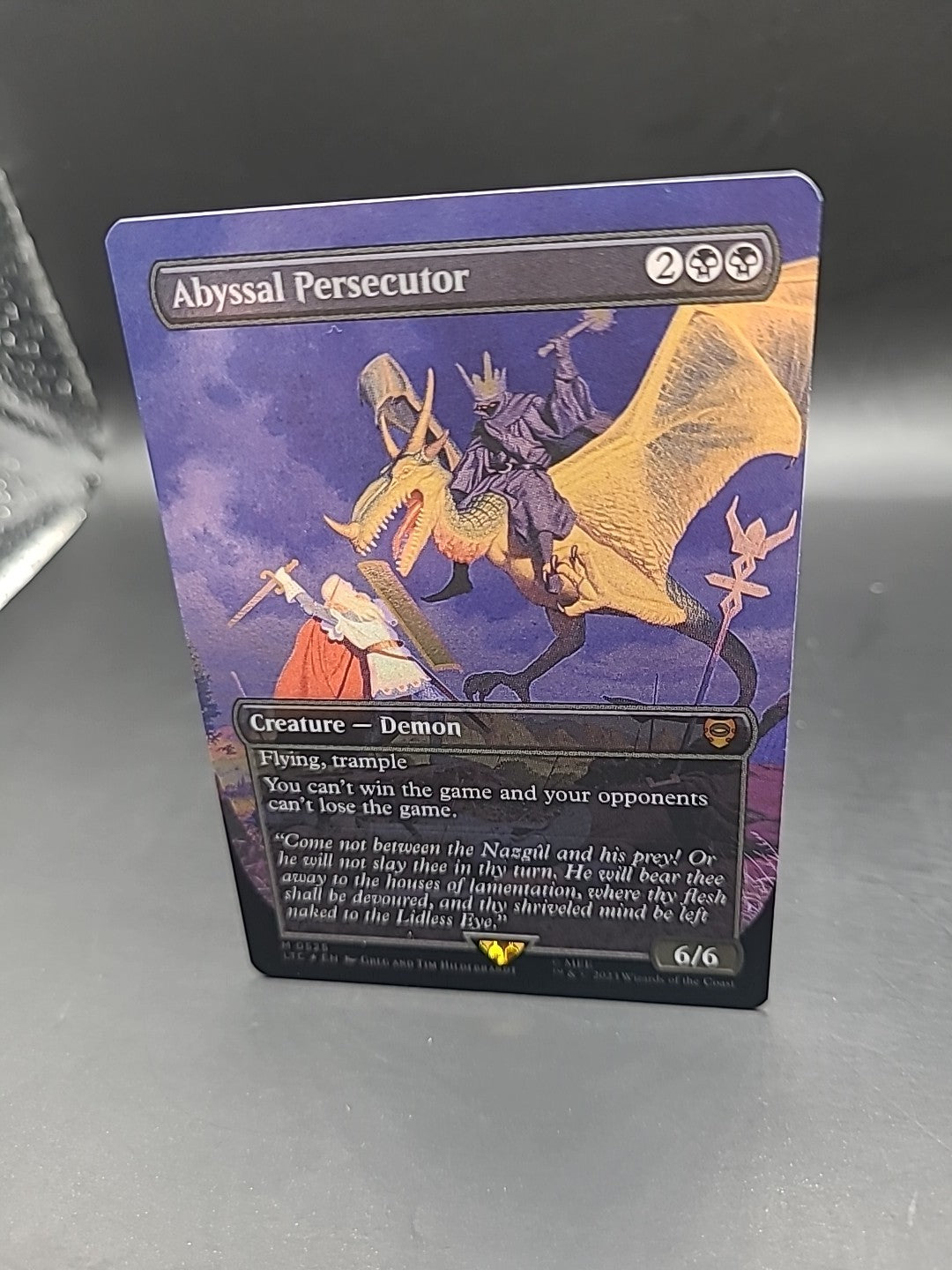 Abyssal Persecutor MTG LOTR Holiday Edition Foil #0525