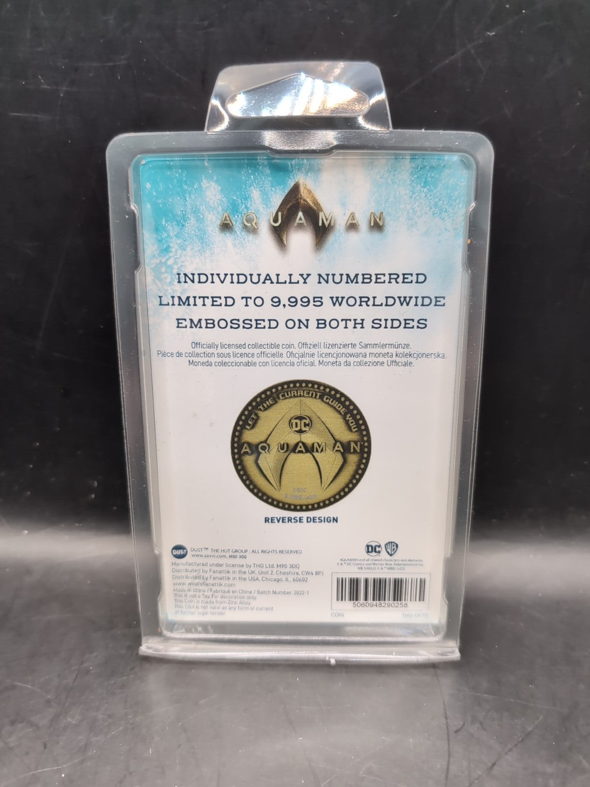 DC Aquaman Limited Edition Collectible Coin